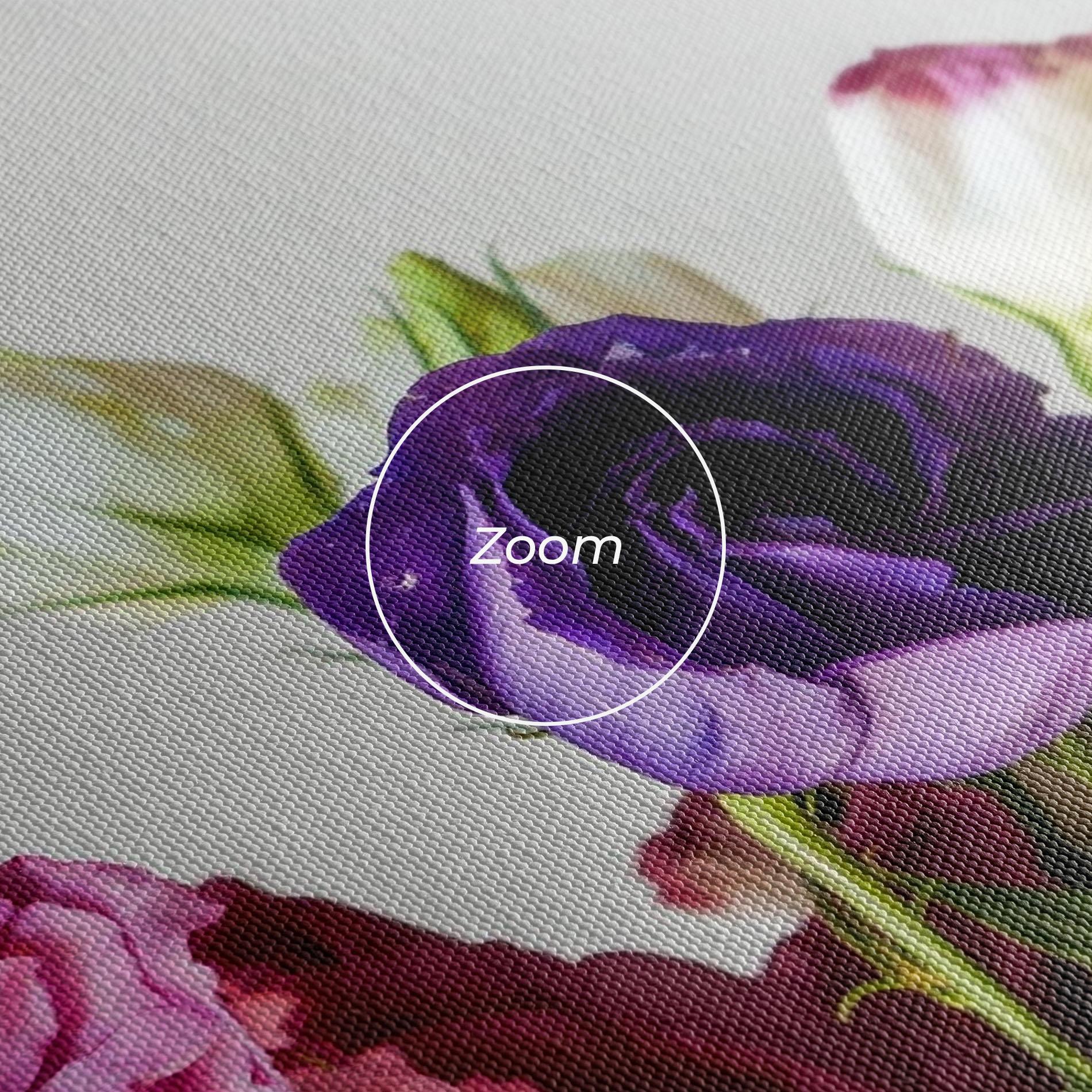 Leinwandbild Flowers In Vase mockup 3