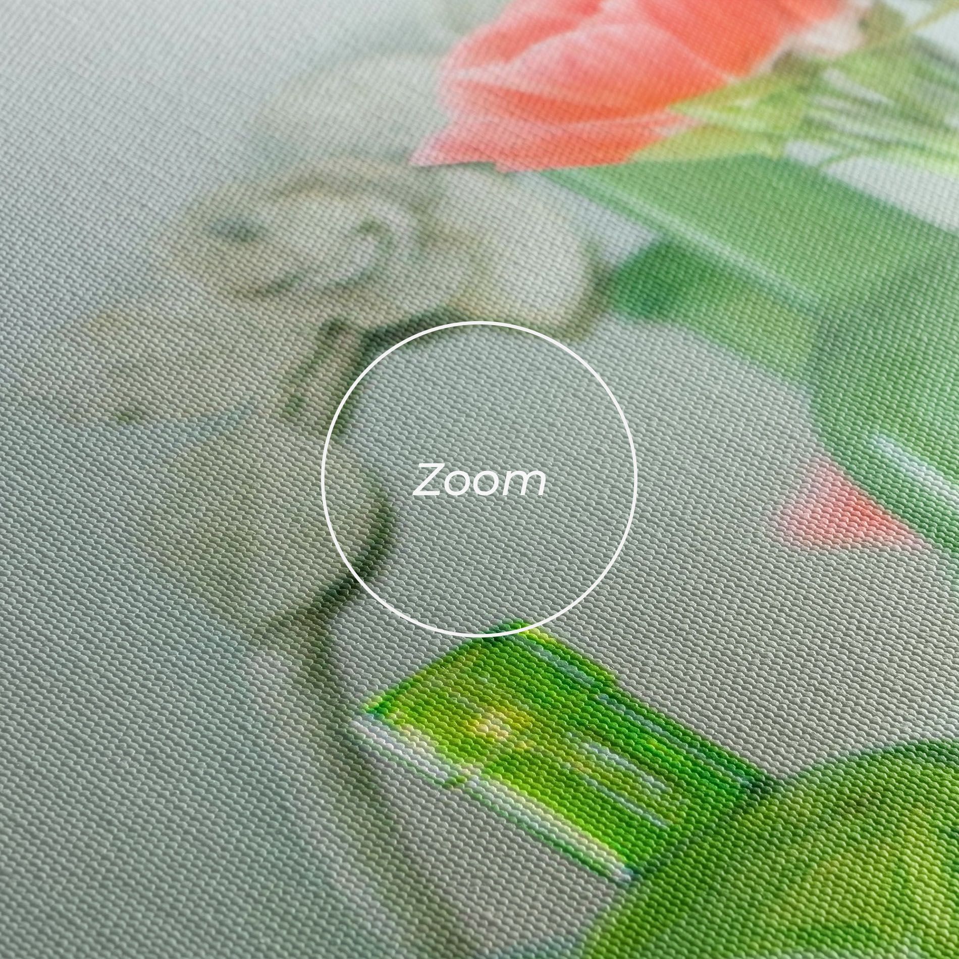 Green Vase Flowers mockup 3