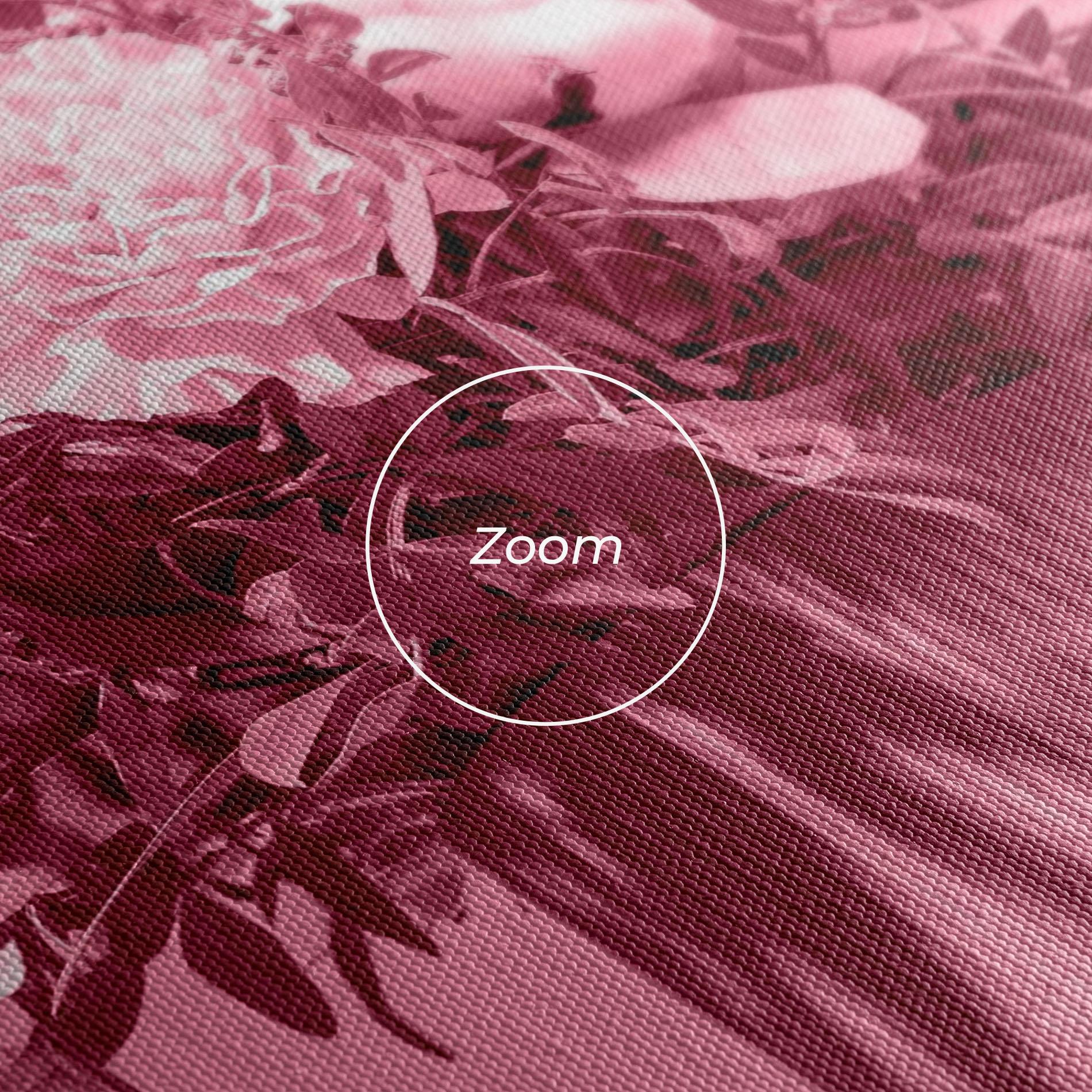 Leinwandbild Pink Light Vase mockup 3