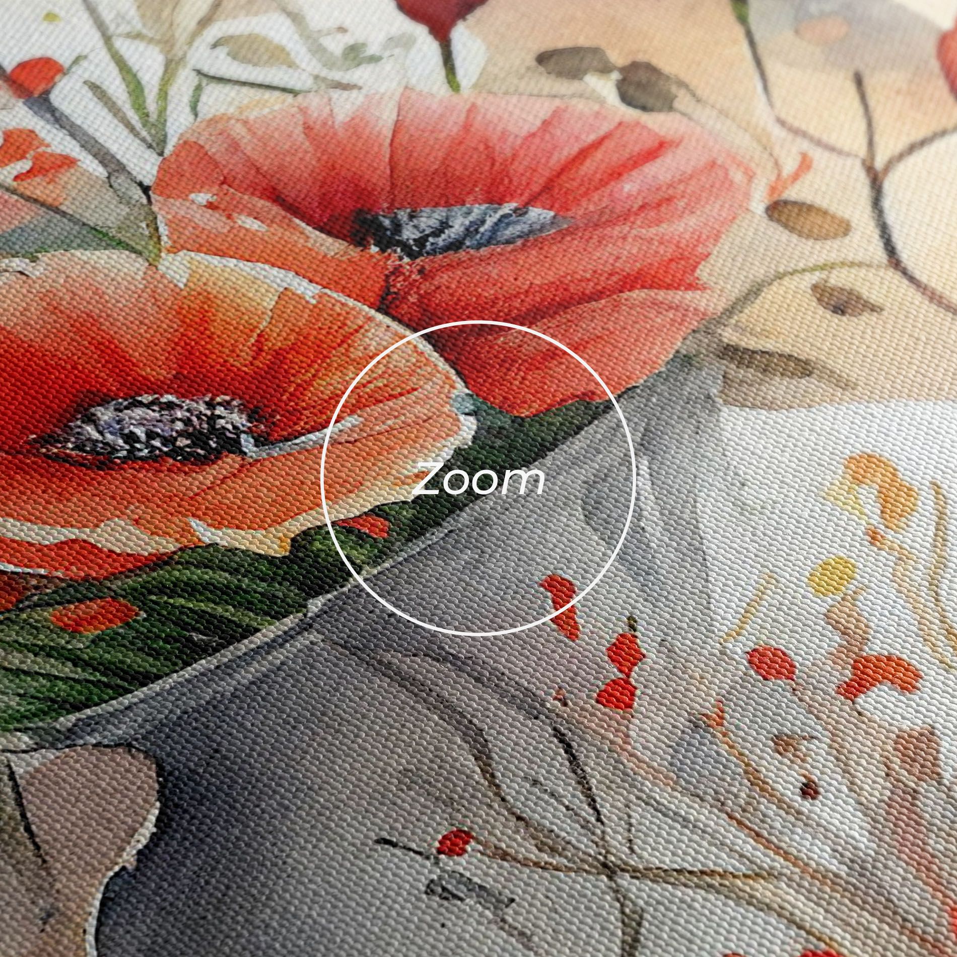 Poppies Vase mockup 3
