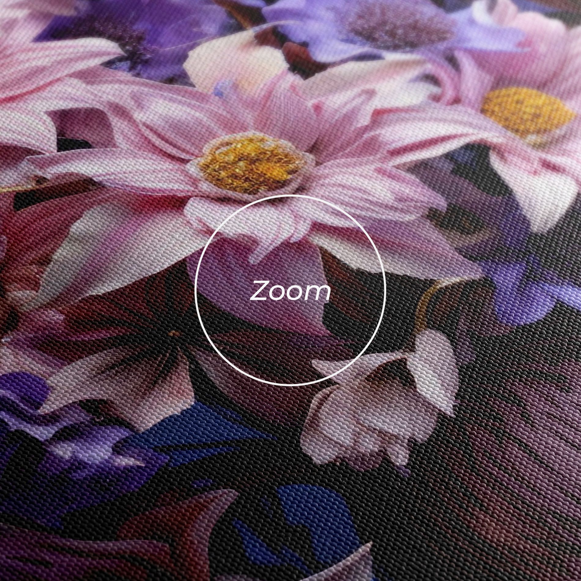 Purple Vase Flowers mockup 3