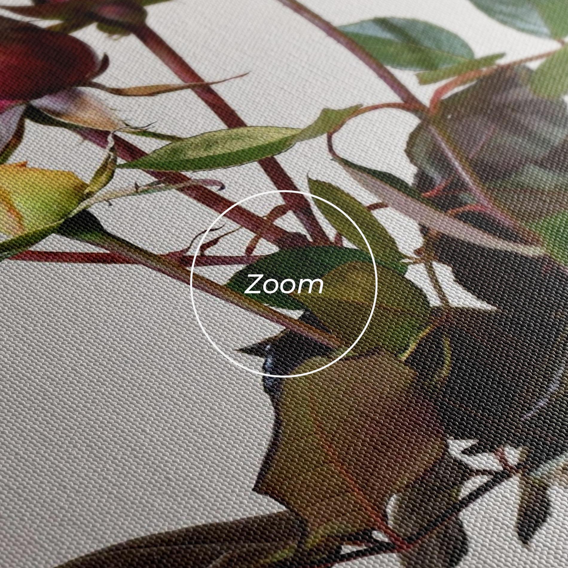 Leinwandbild Roses Vase mockup 3