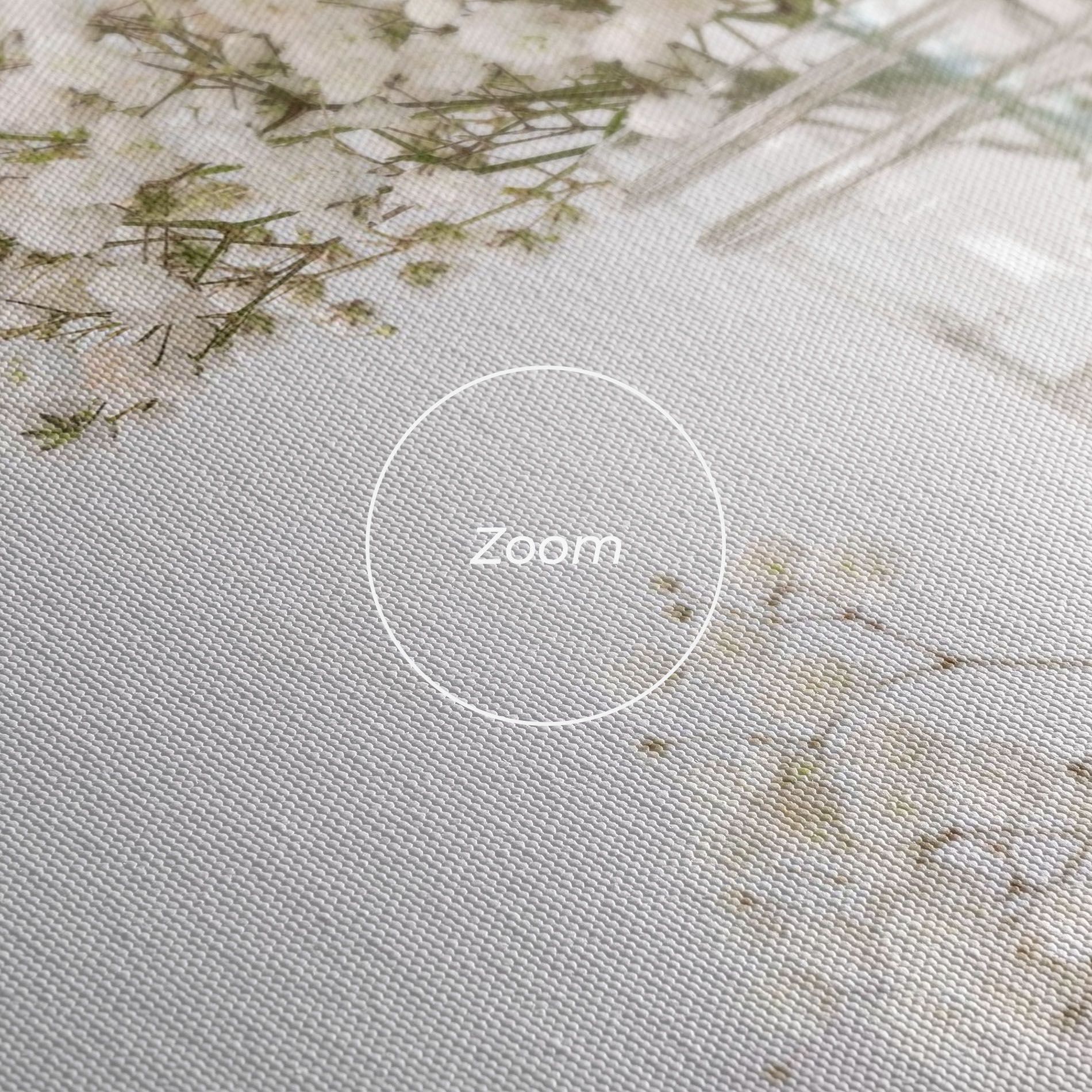 White Tiny Flower Vase mockup 3