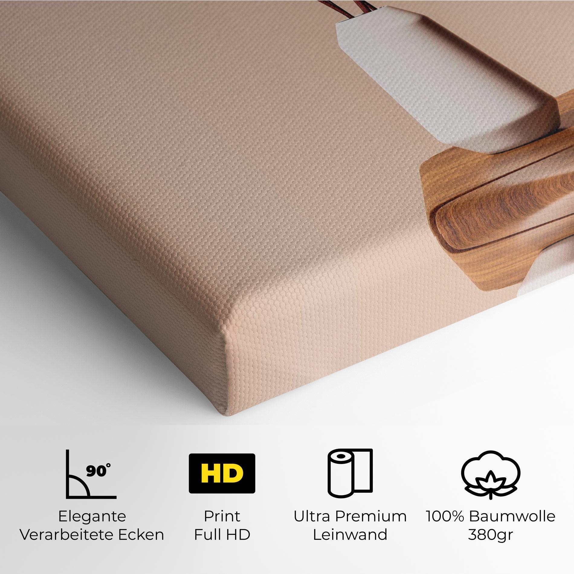 Leinwandbild Pink Circle Vase mockup 4