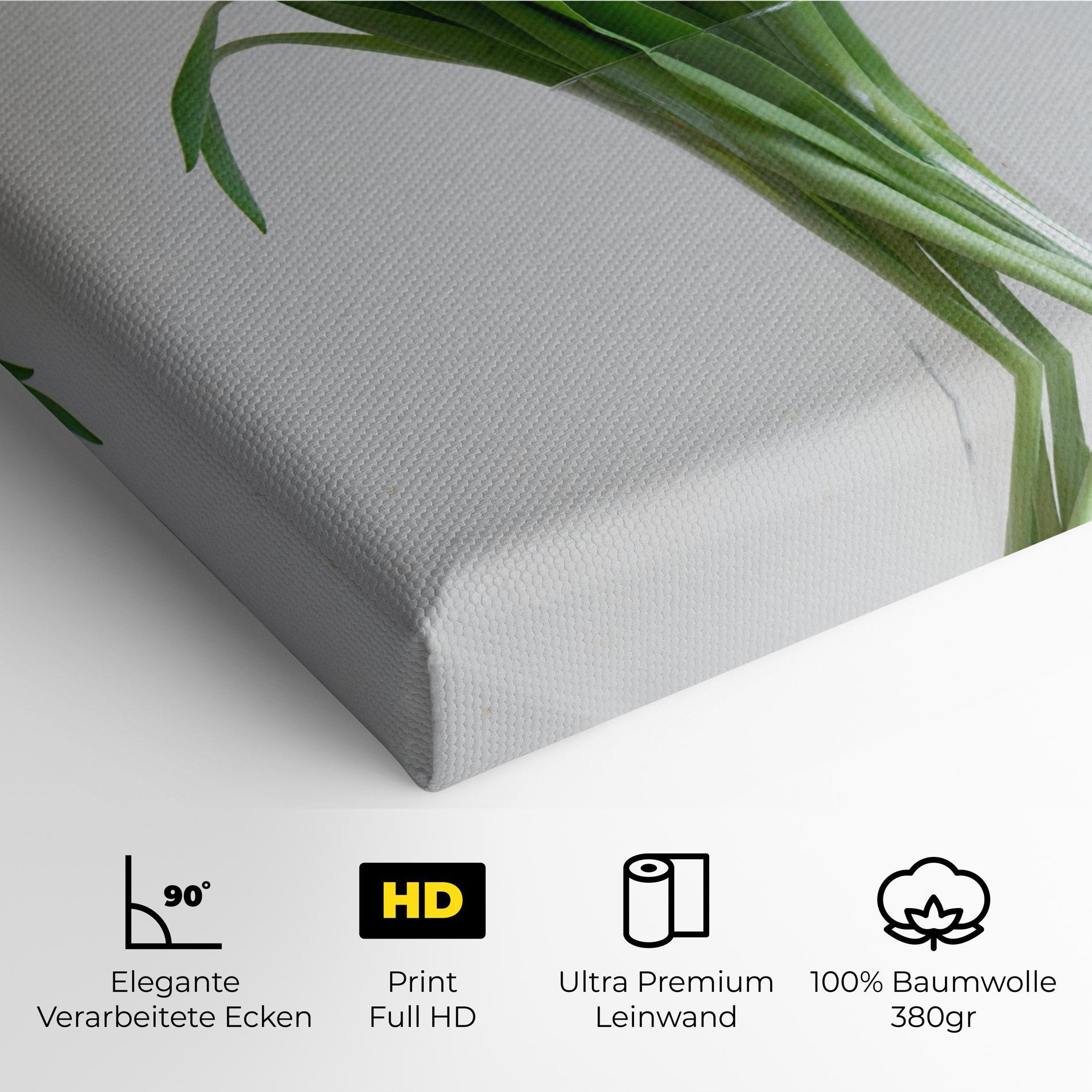 Leinwandbild Pretty Tulips Vase mockup 4