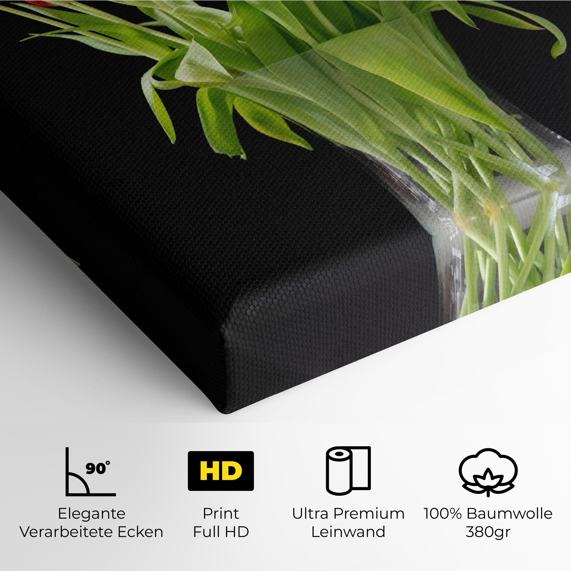 Leinwandbild Tiny Tulips Vase mockup 4