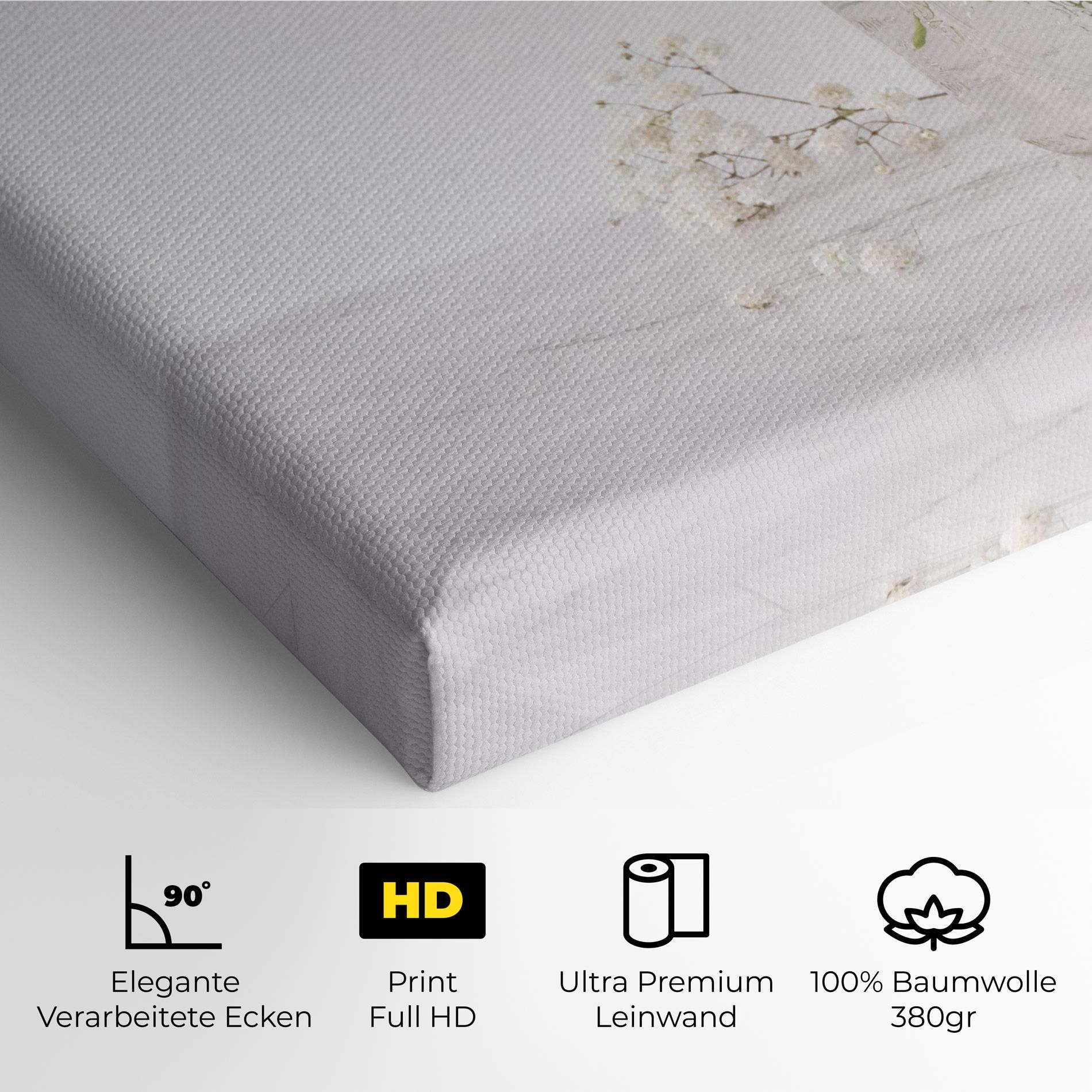 White Tiny Flower Vase mockup 4