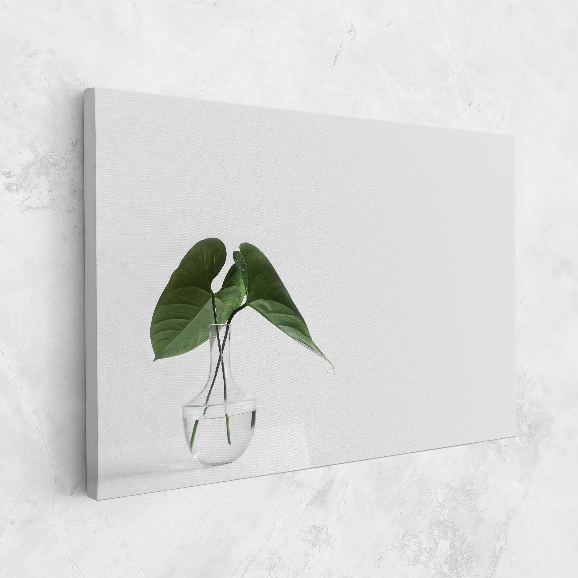 White Table Vase mockup 1