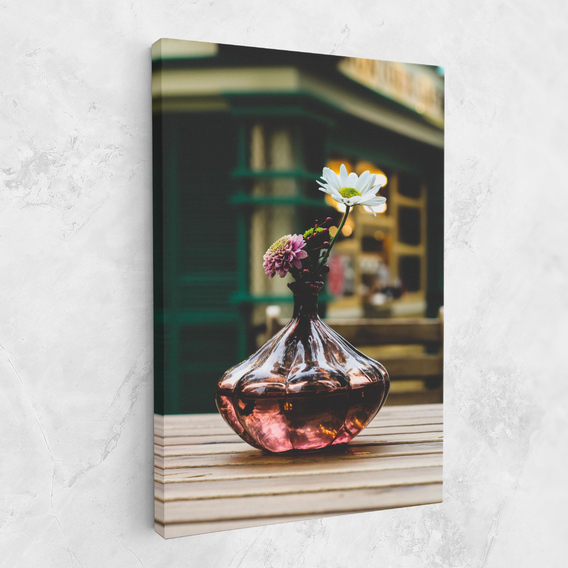Pink Vase Flower mockup 1