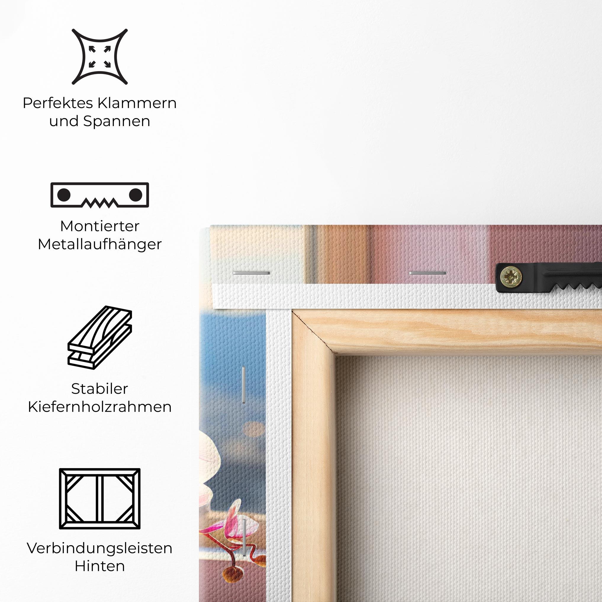 Leinwandbild Window Vase mockup 5