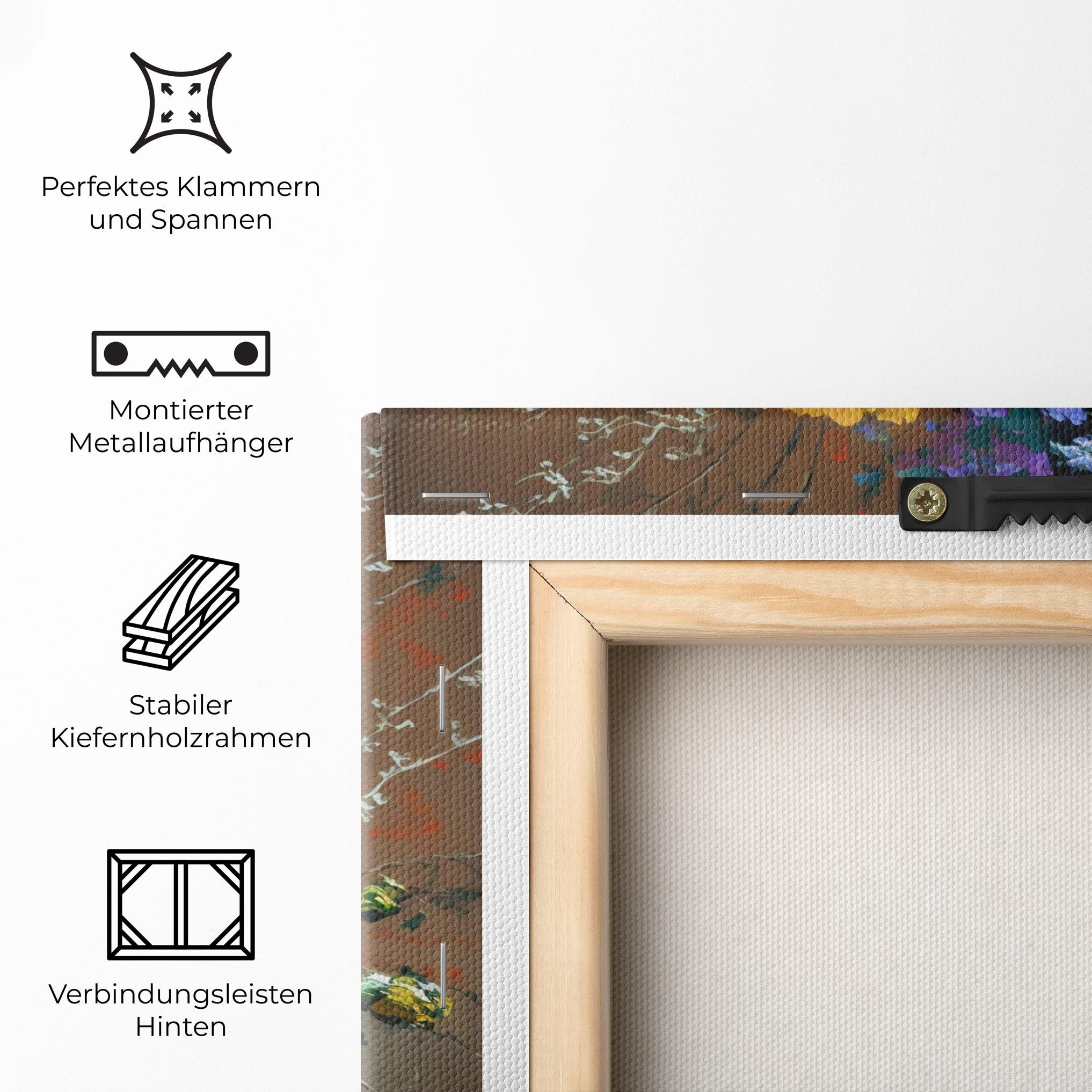 Leinwandbild Yellow Art Vase mockup 5