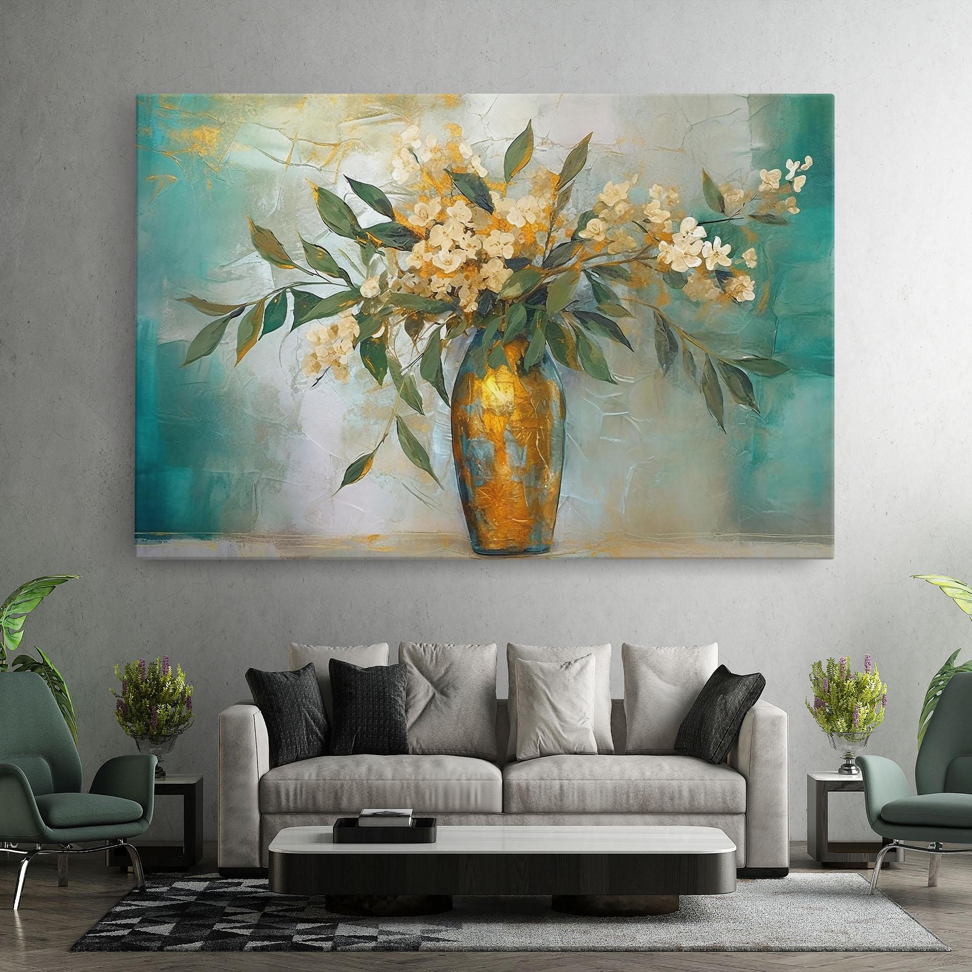 Leinwandbild Abstract Vase Art mockup 7