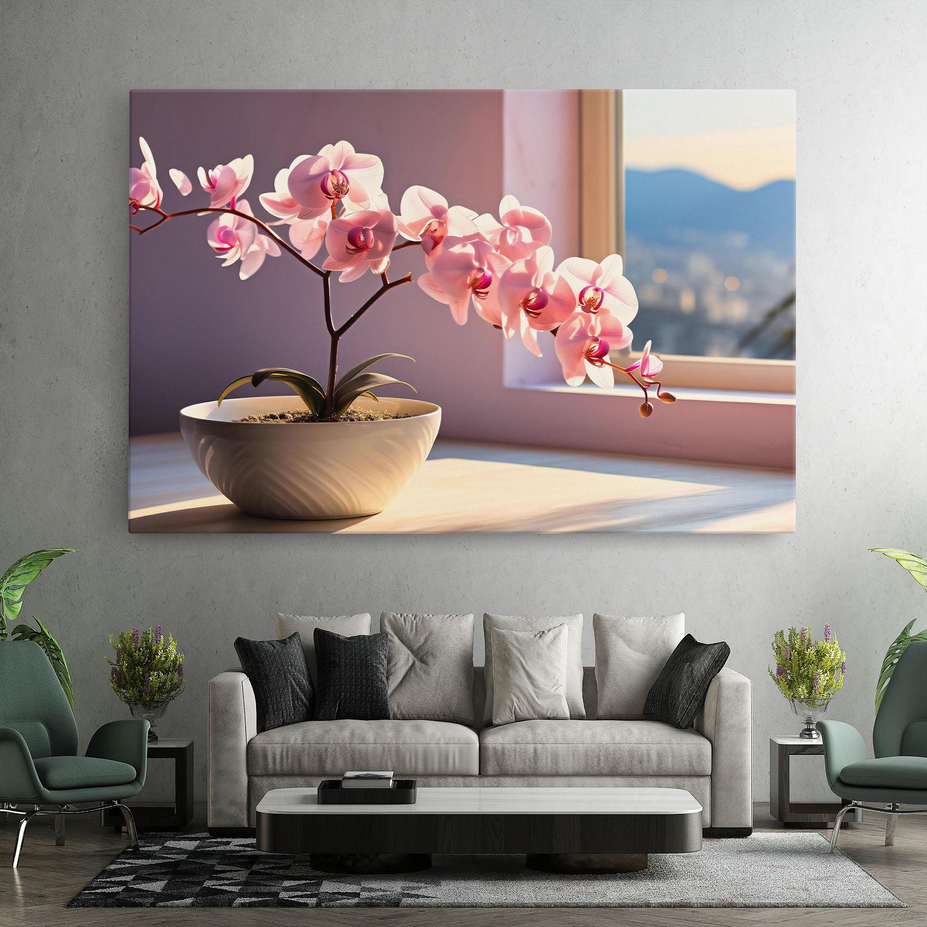 Leinwandbild Window Vase mockup 7