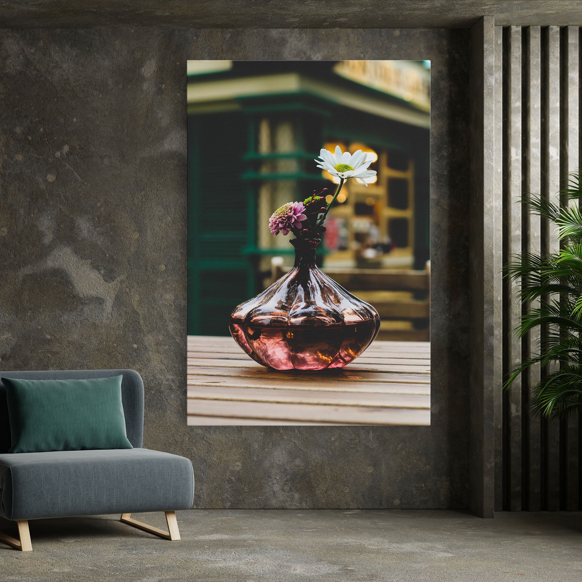 Pink Vase Flower mockup 7