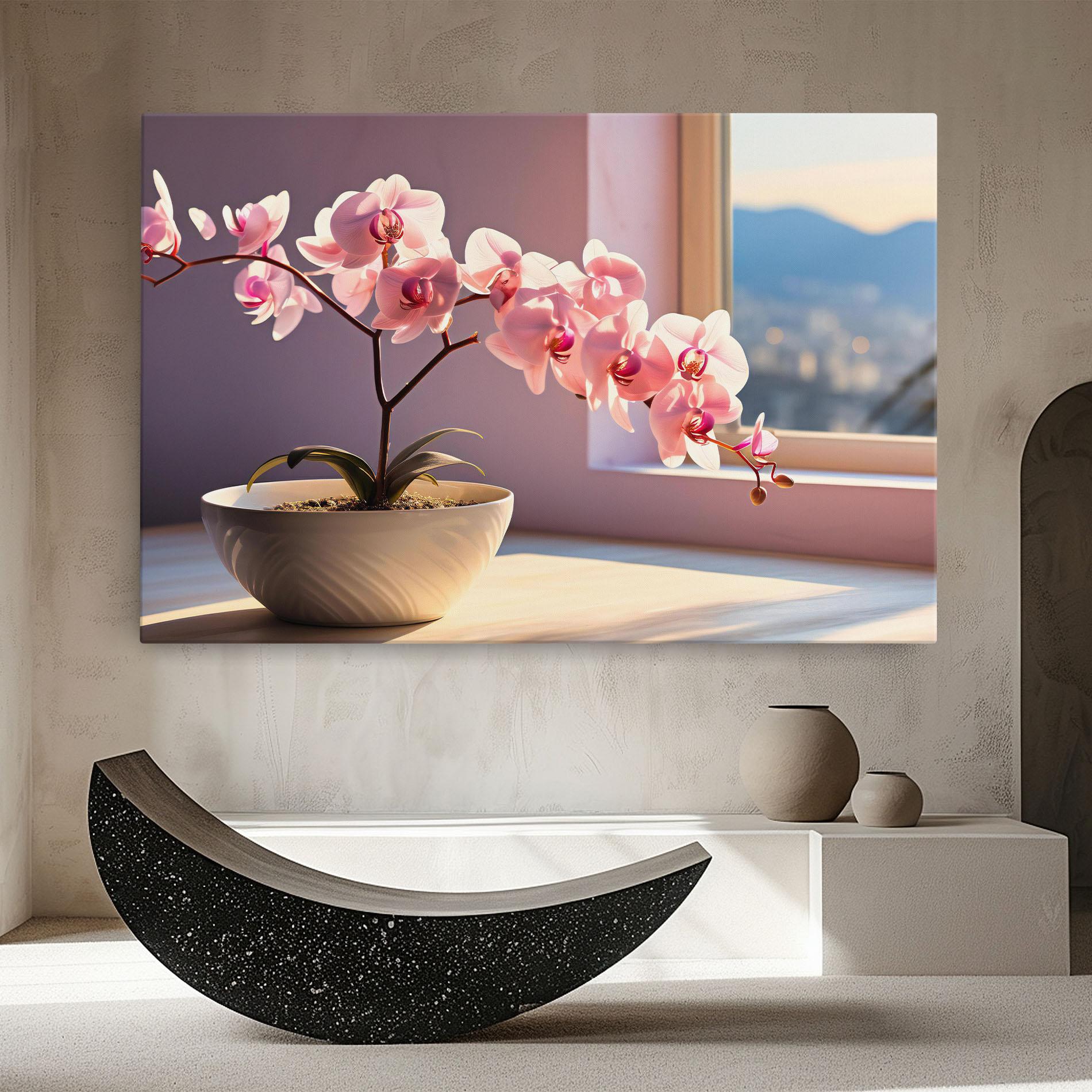 Leinwandbild Window Vase mockup 8