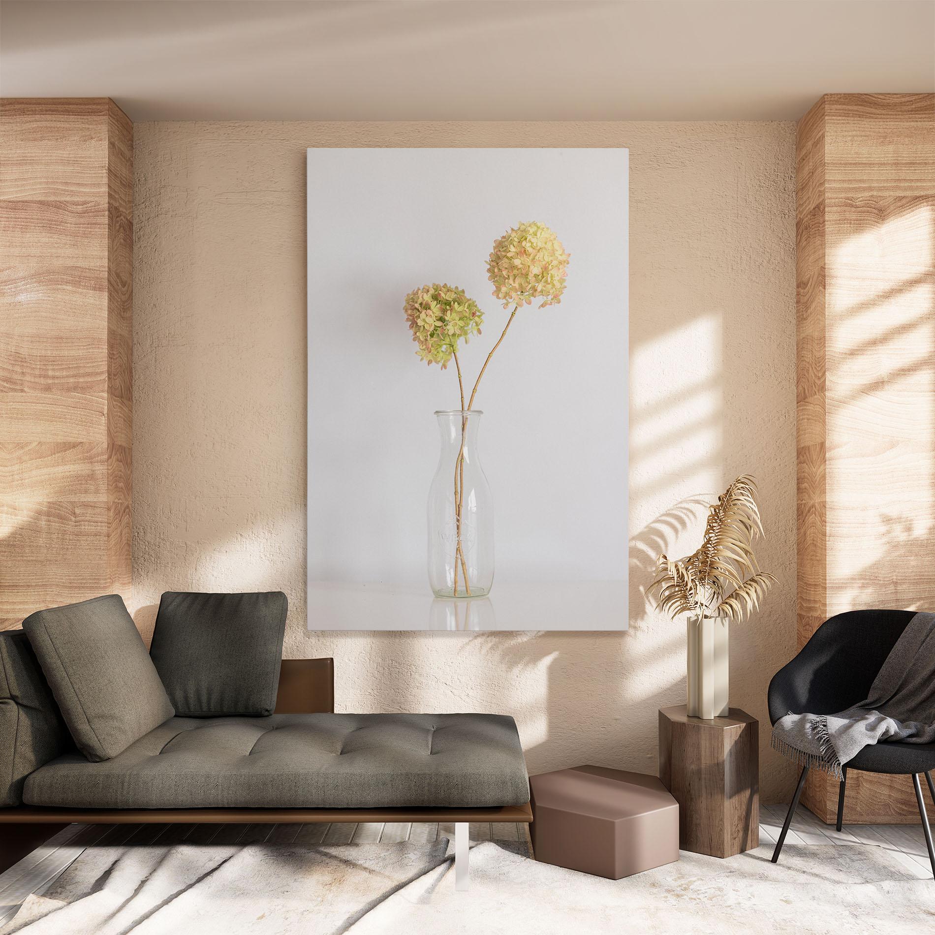 Leinwandbild Pretty Flower Vase mockup 8