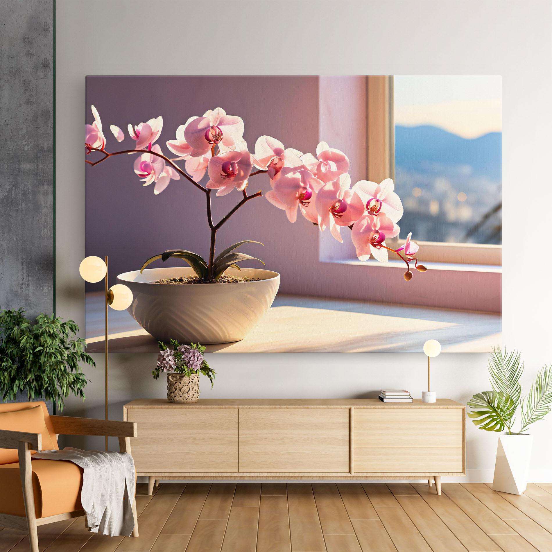 Leinwandbild Window Vase mockup 9