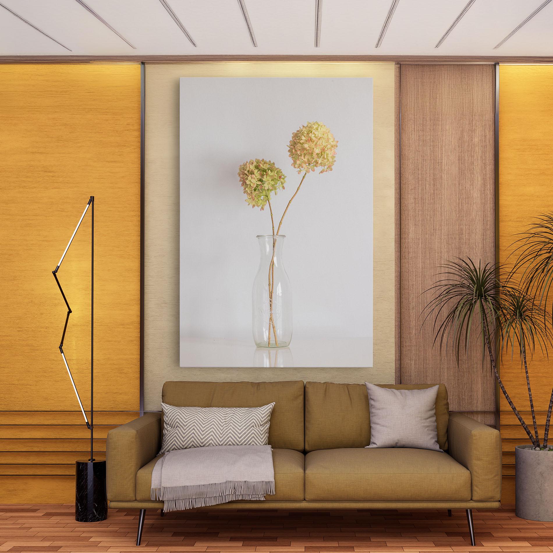 Leinwandbild Pretty Flower Vase mockup 9