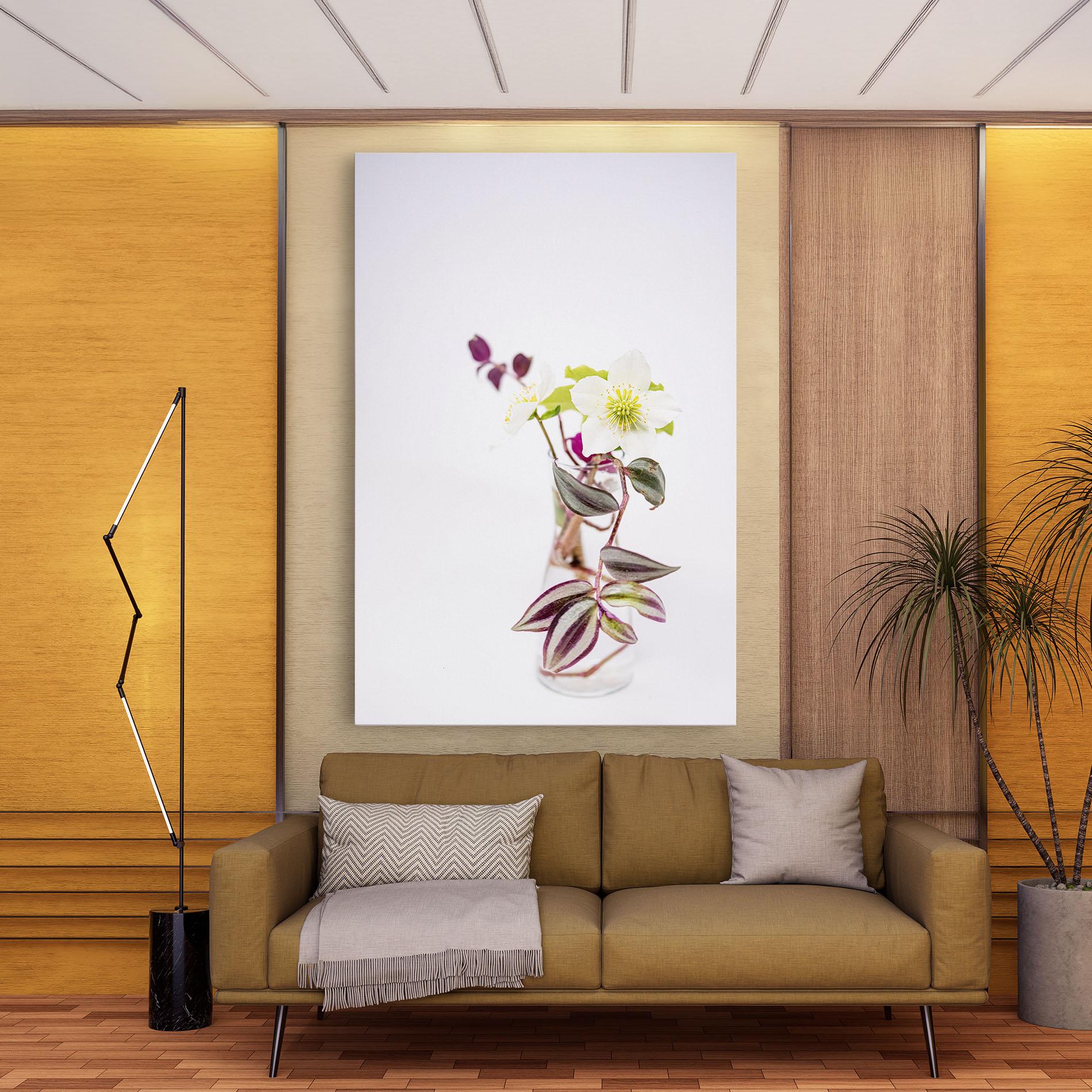 Leinwandbild Pretty Leaf Vase mockup 9