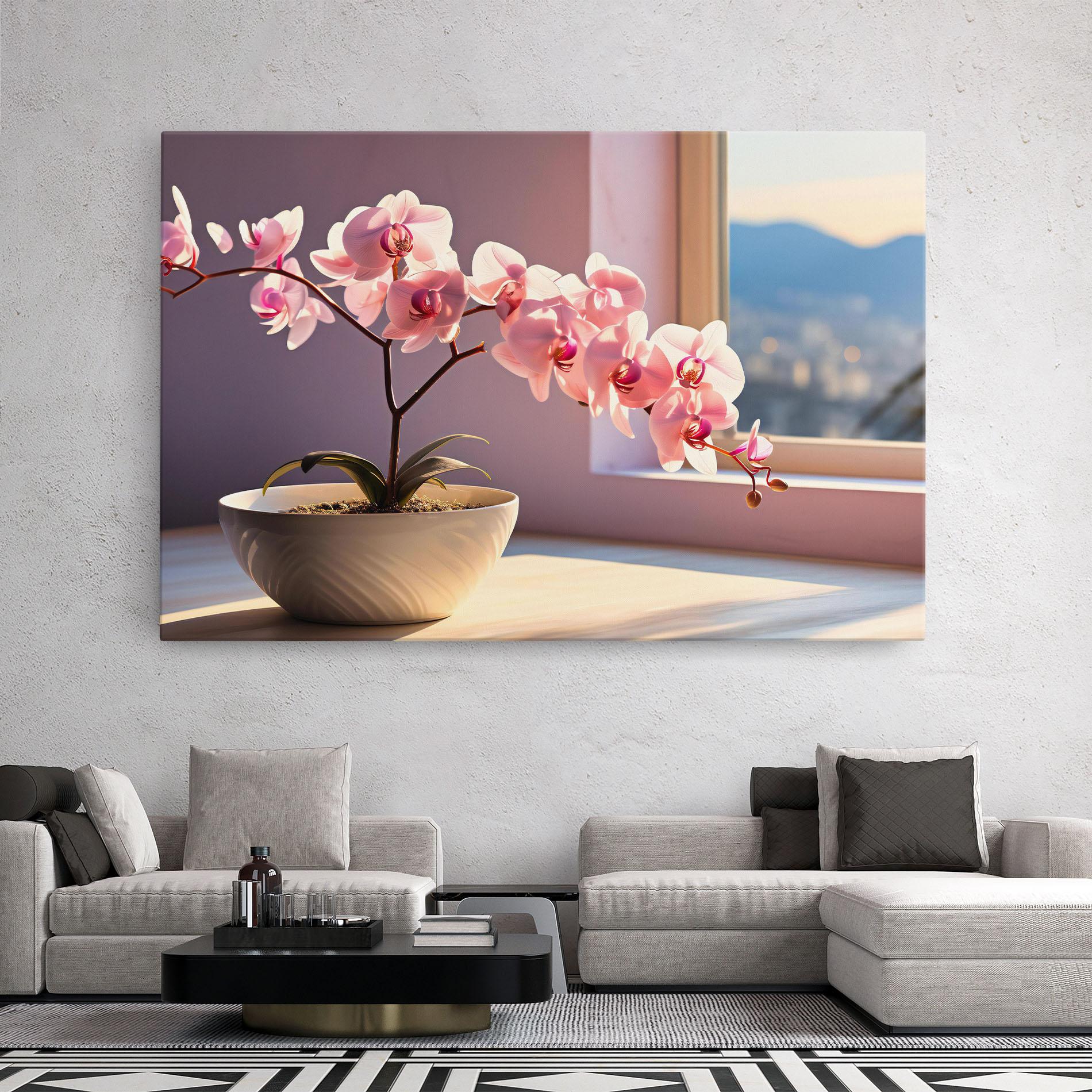 Leinwandbild Window Vase mockup 2