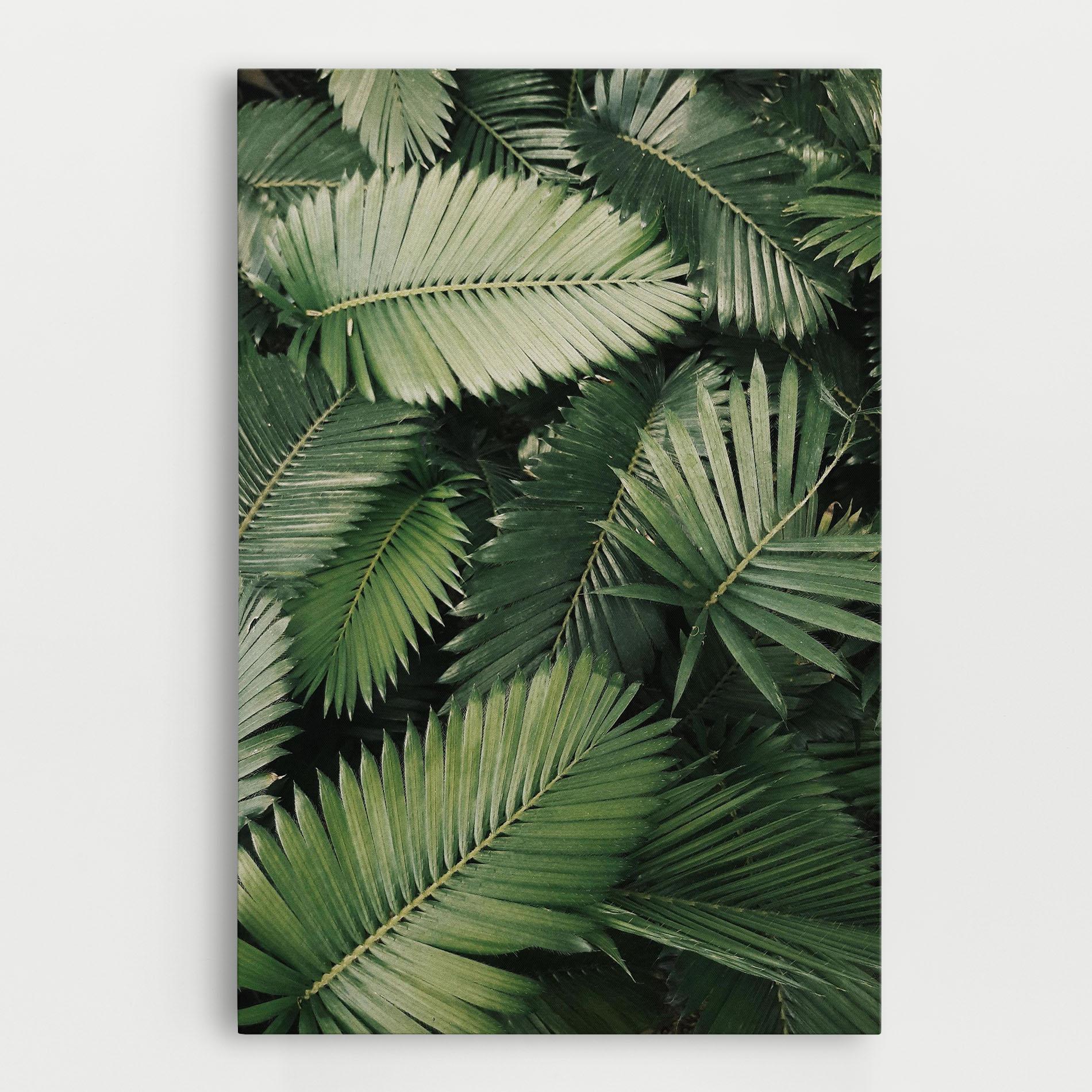 Leinwandbild Green Leaves mockup 0