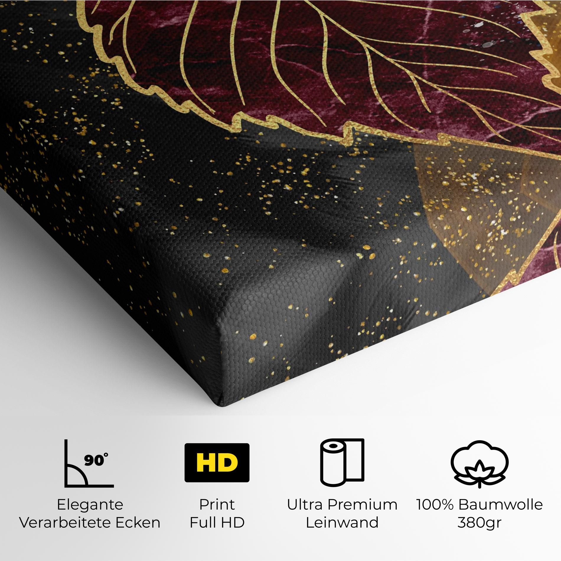 Golden Leaves Red mockup 4