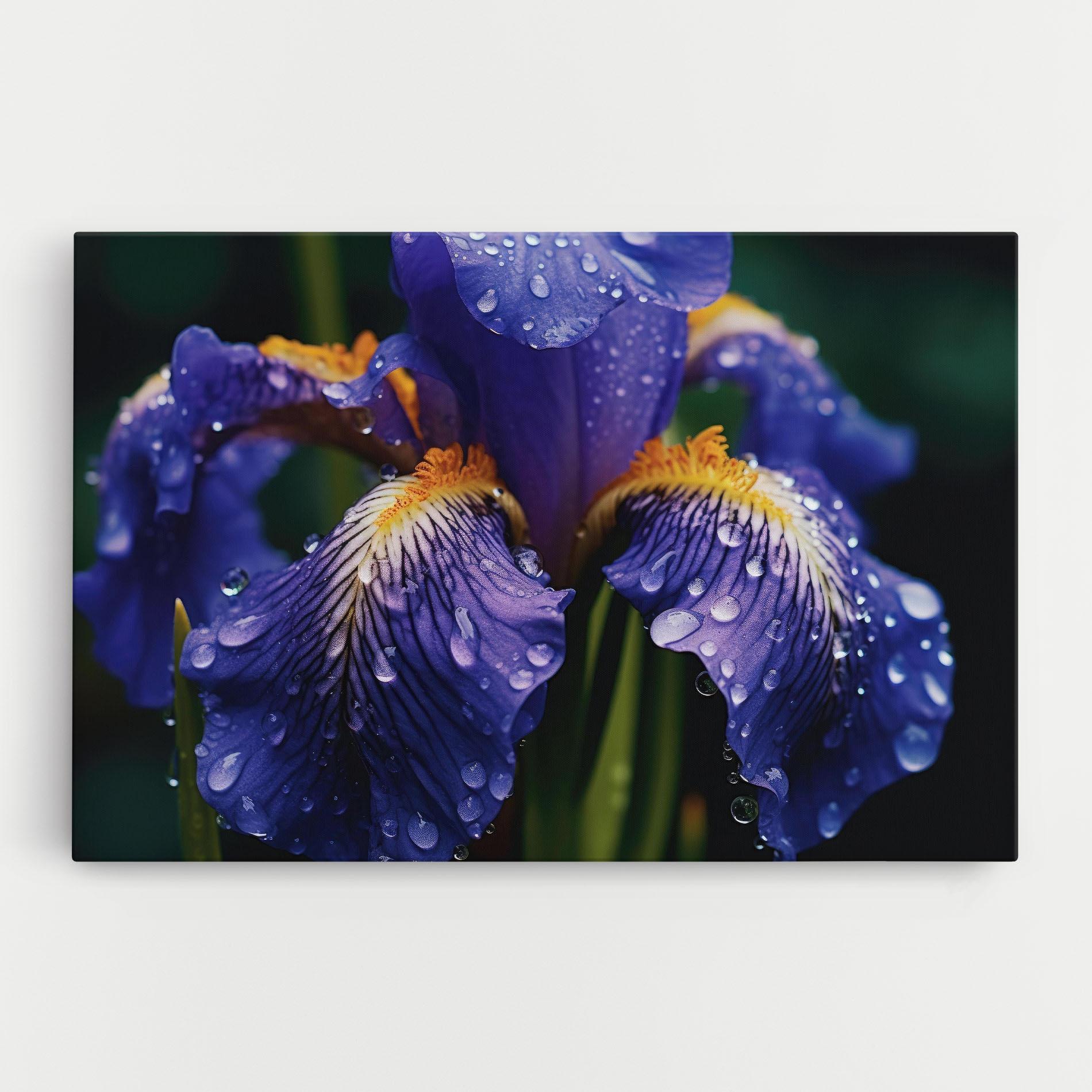Leinwandbild Iris After Rain mockup 0