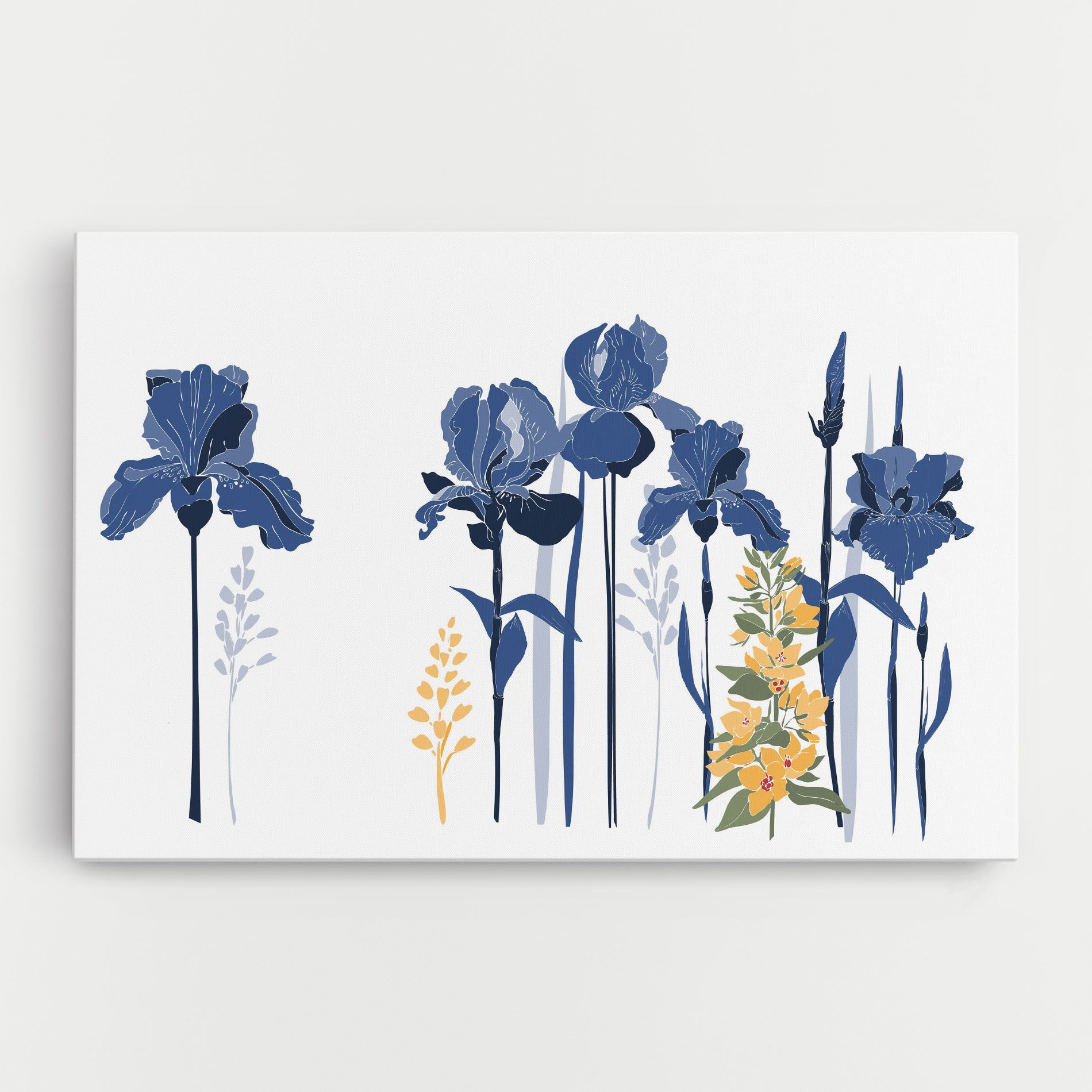 Iris Blue Art mockup 0
