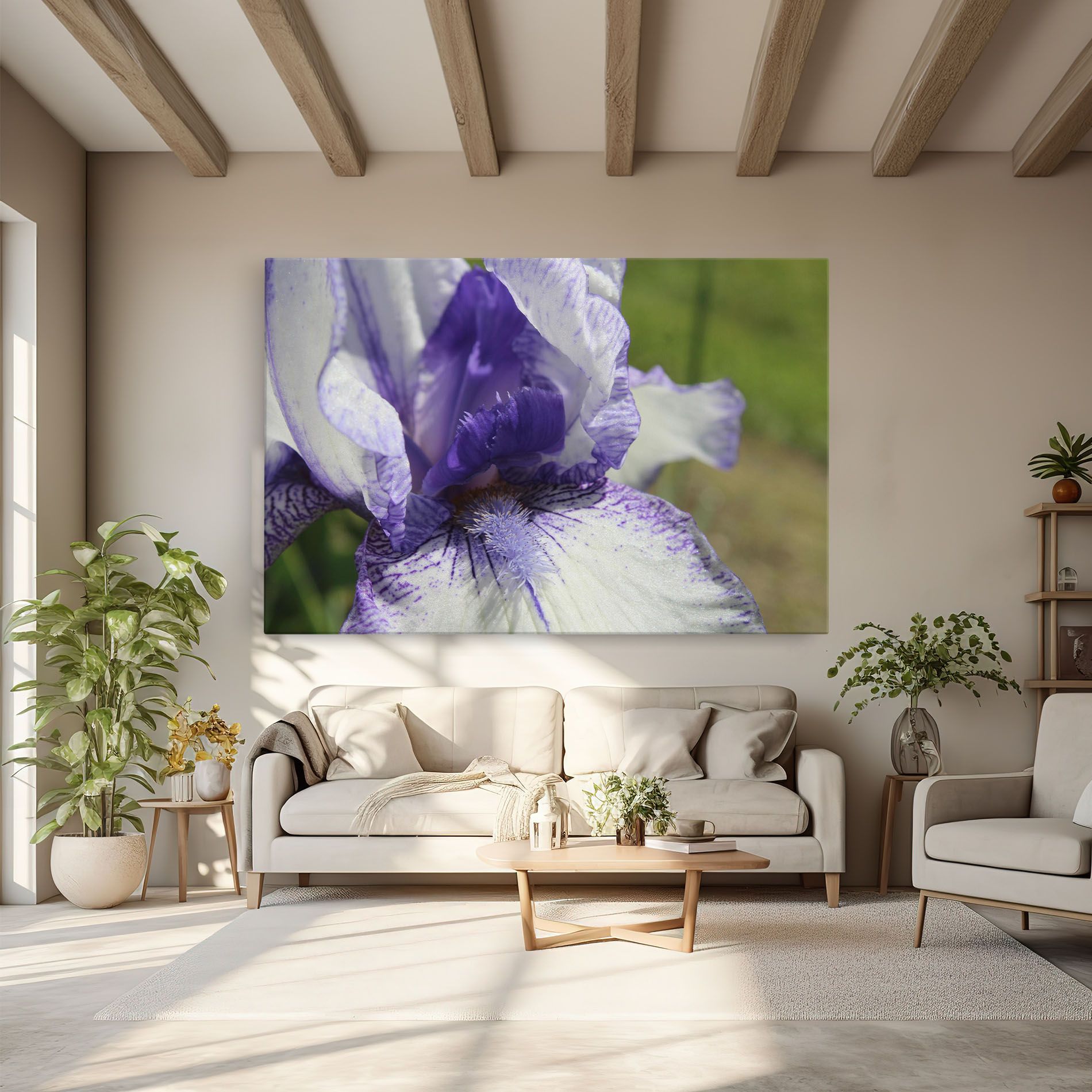 White Purple Iris mockup 6