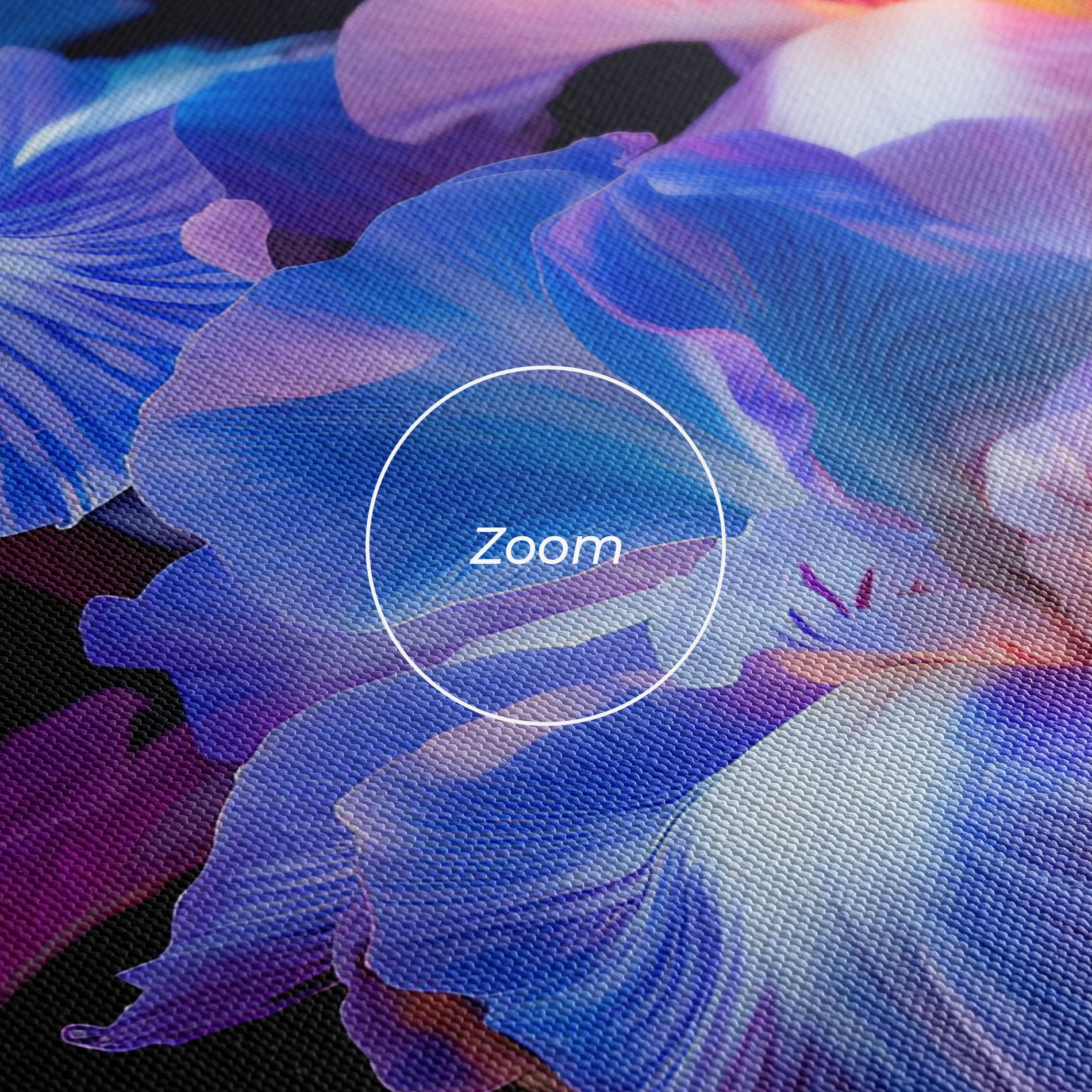 Leinwandbild Blue Light Iris mockup 3