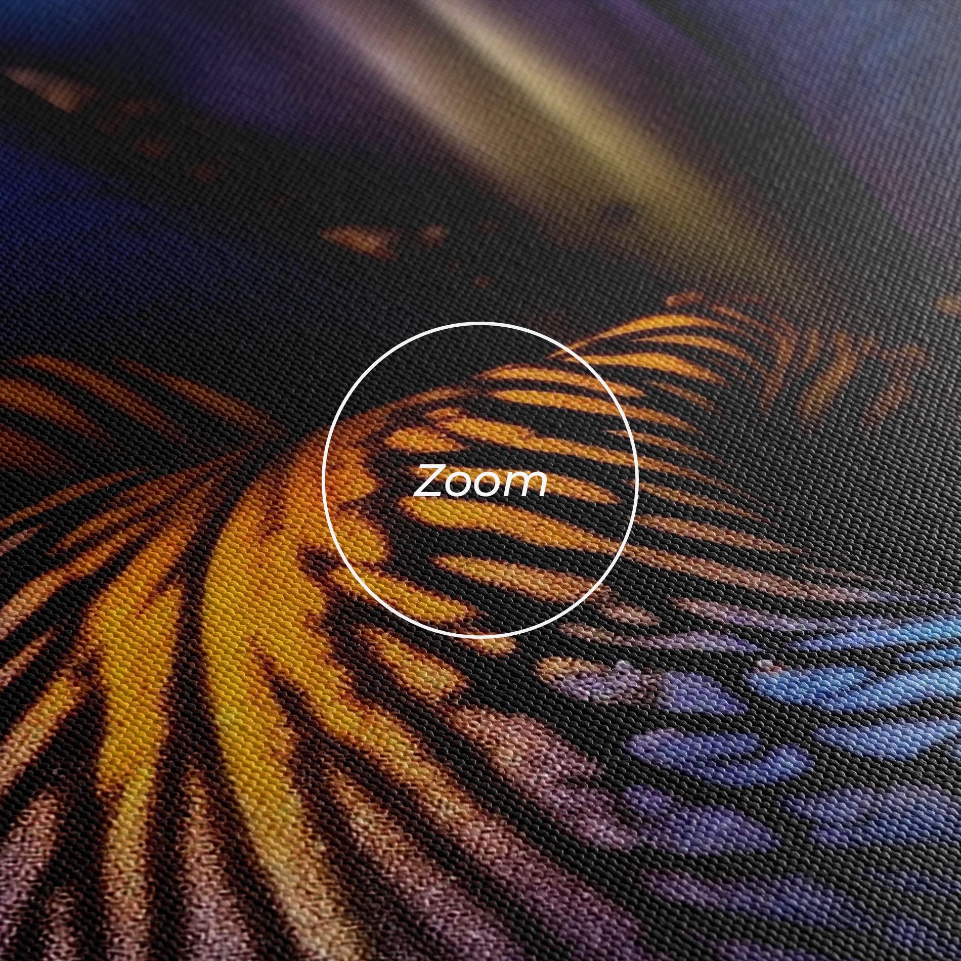 Leinwandbild Dark Yellow Iris mockup 3