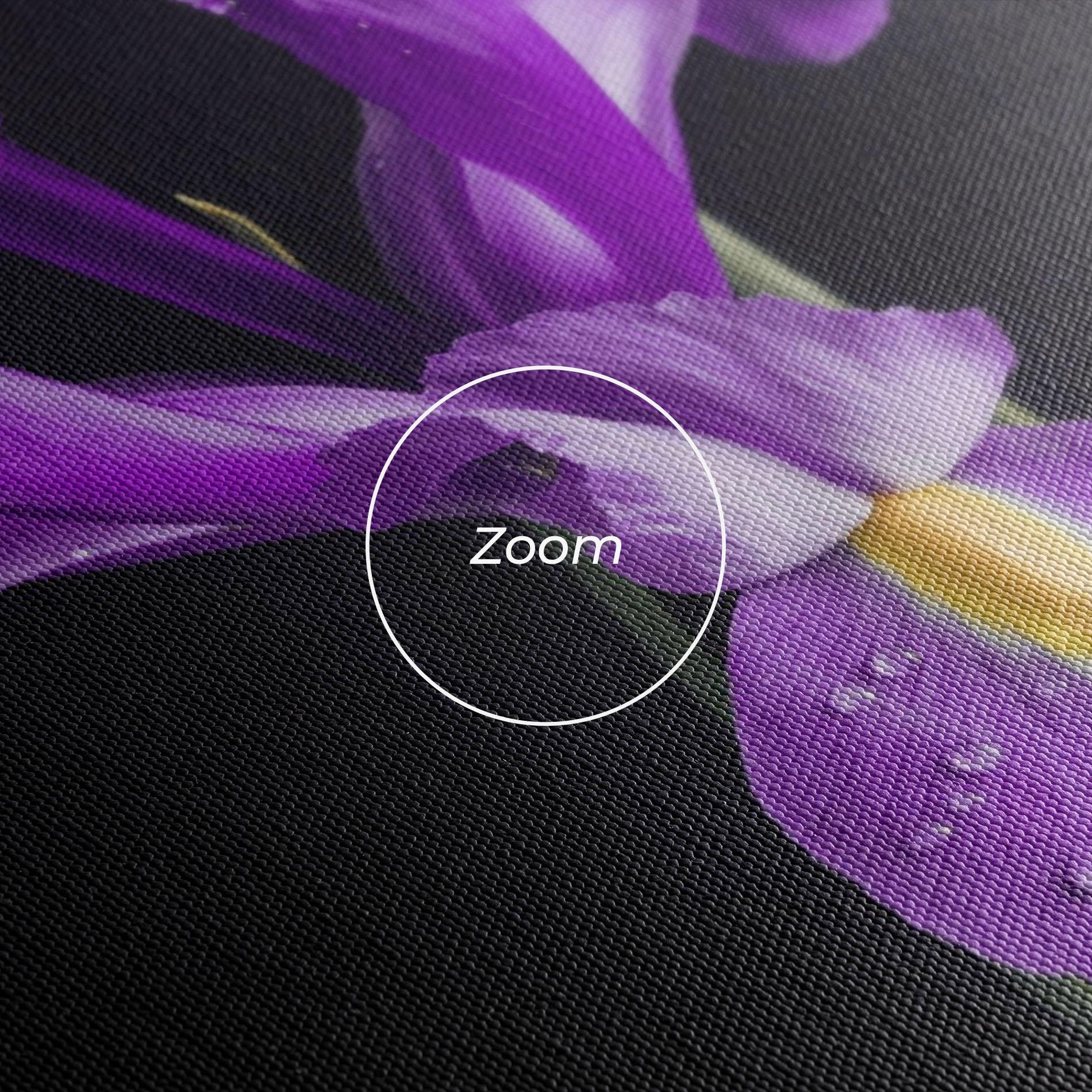 Leinwandbild Fresh Purple Iris mockup 3