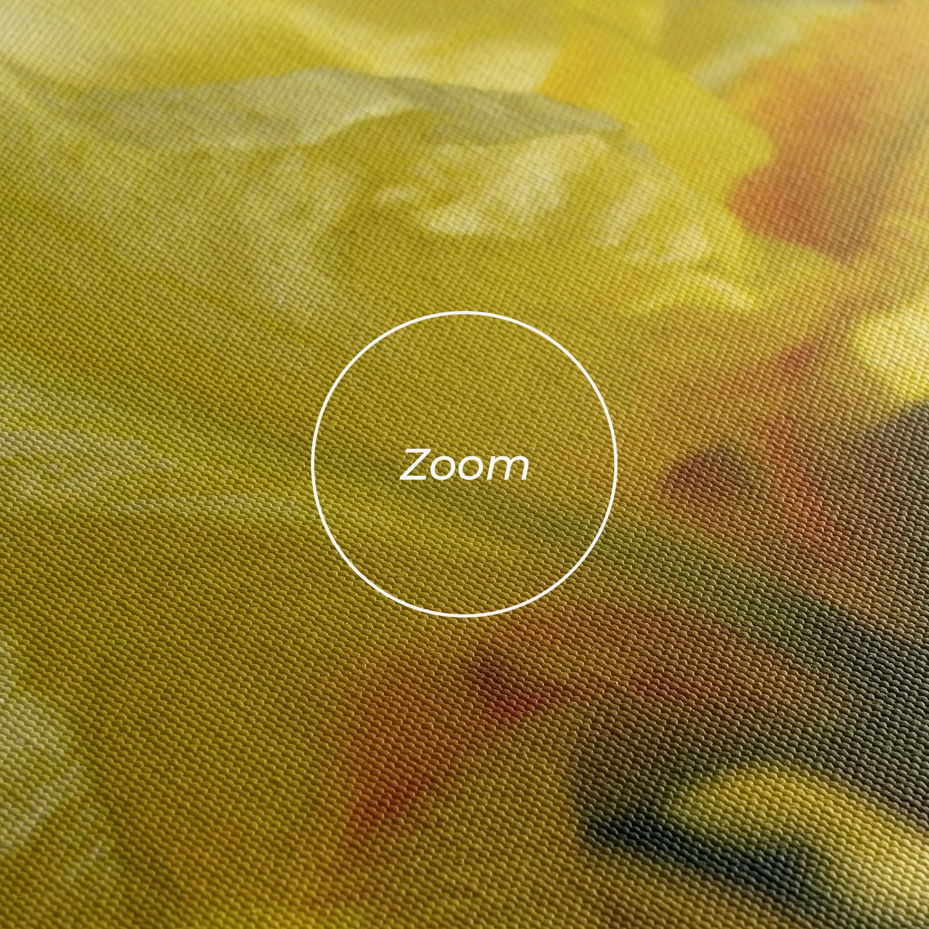 Leinwandbild Garden Yellow Iris mockup 3