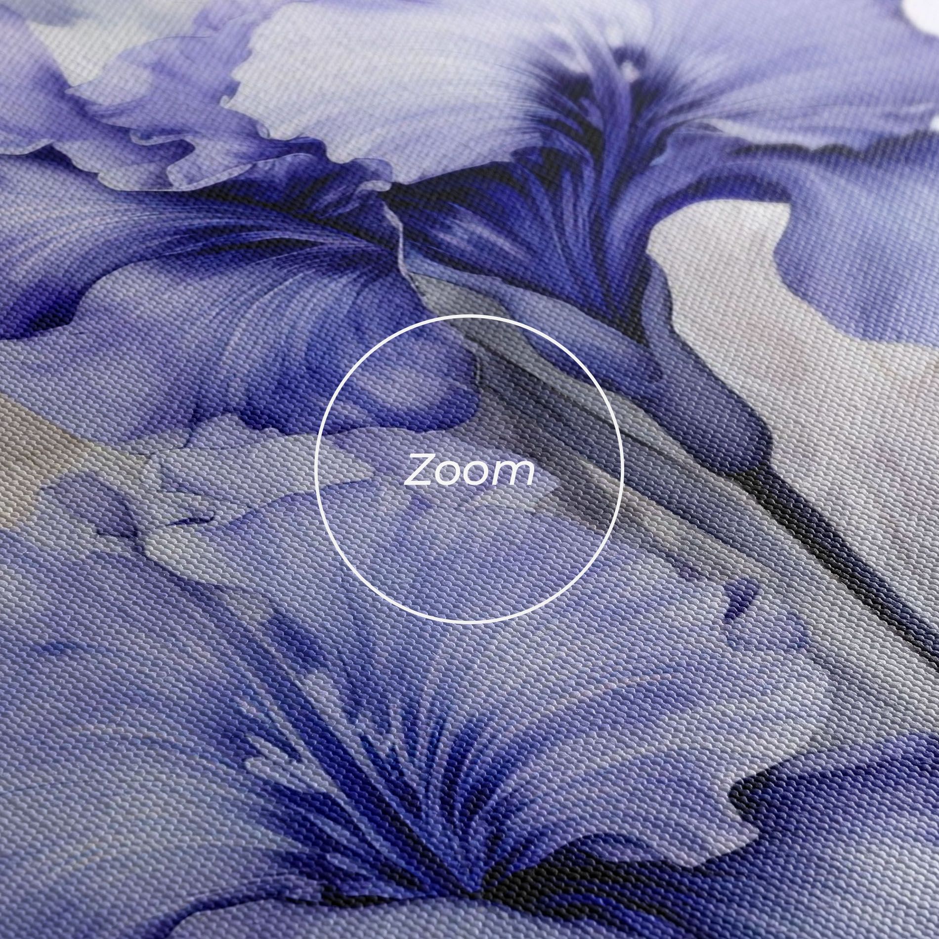 Purple Iris Painting mockup 3