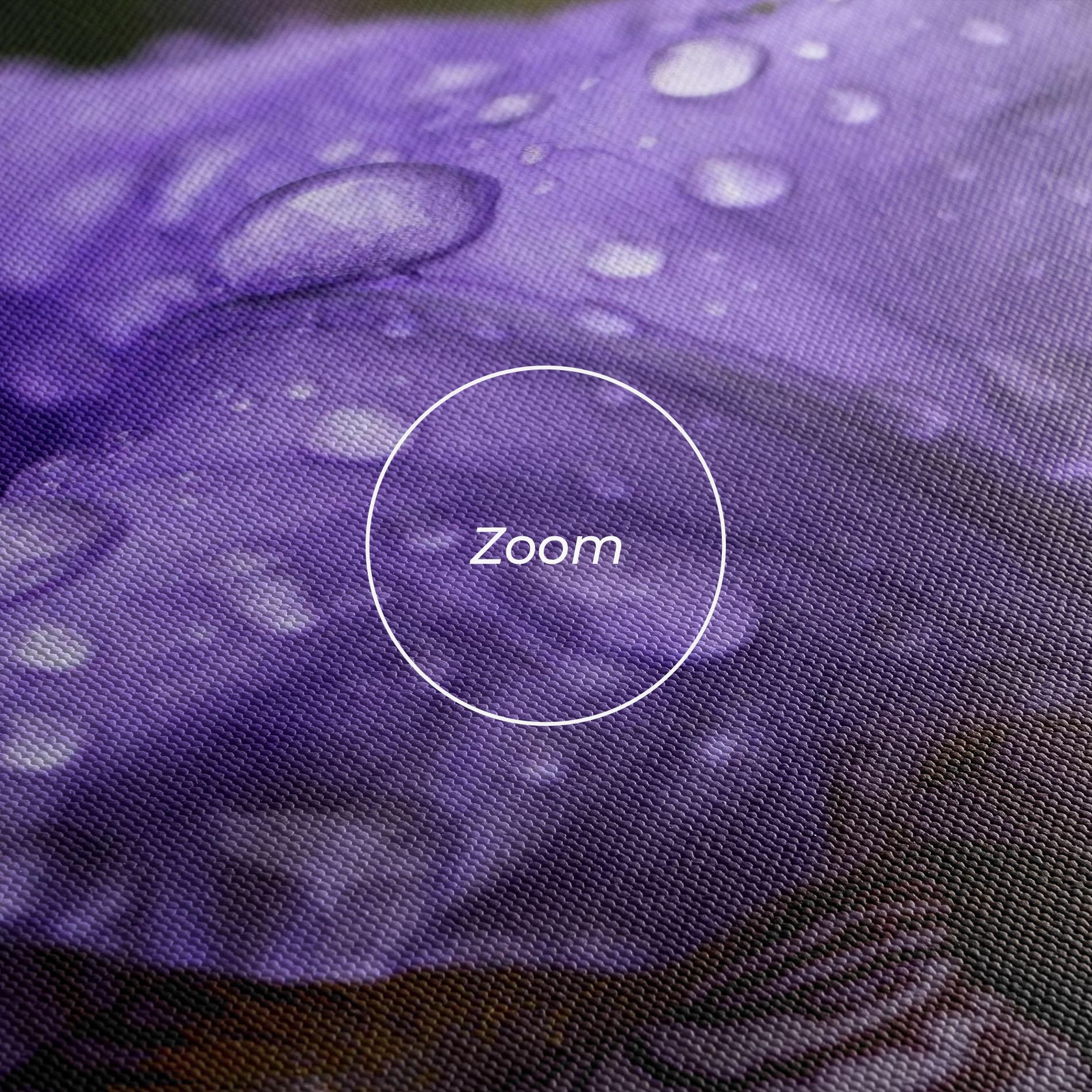 Leinwandbild Rain In The Garden mockup 3