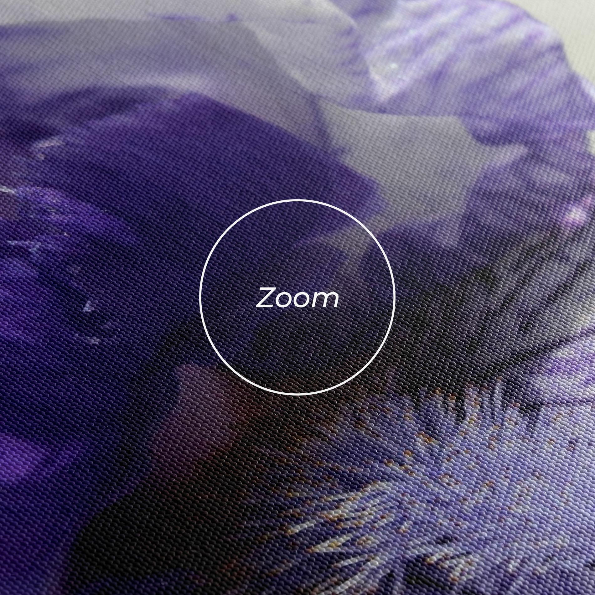 Leinwandbild White Purple Iris mockup 3