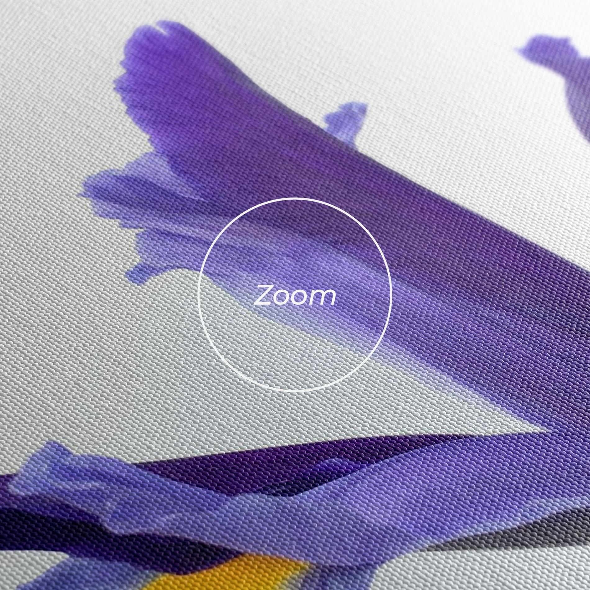 Leinwandbild Yellow Color Iris mockup 3