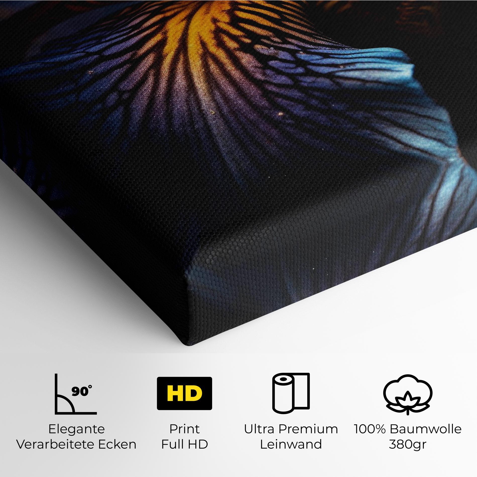 Leinwandbild Dark Yellow Iris mockup 4