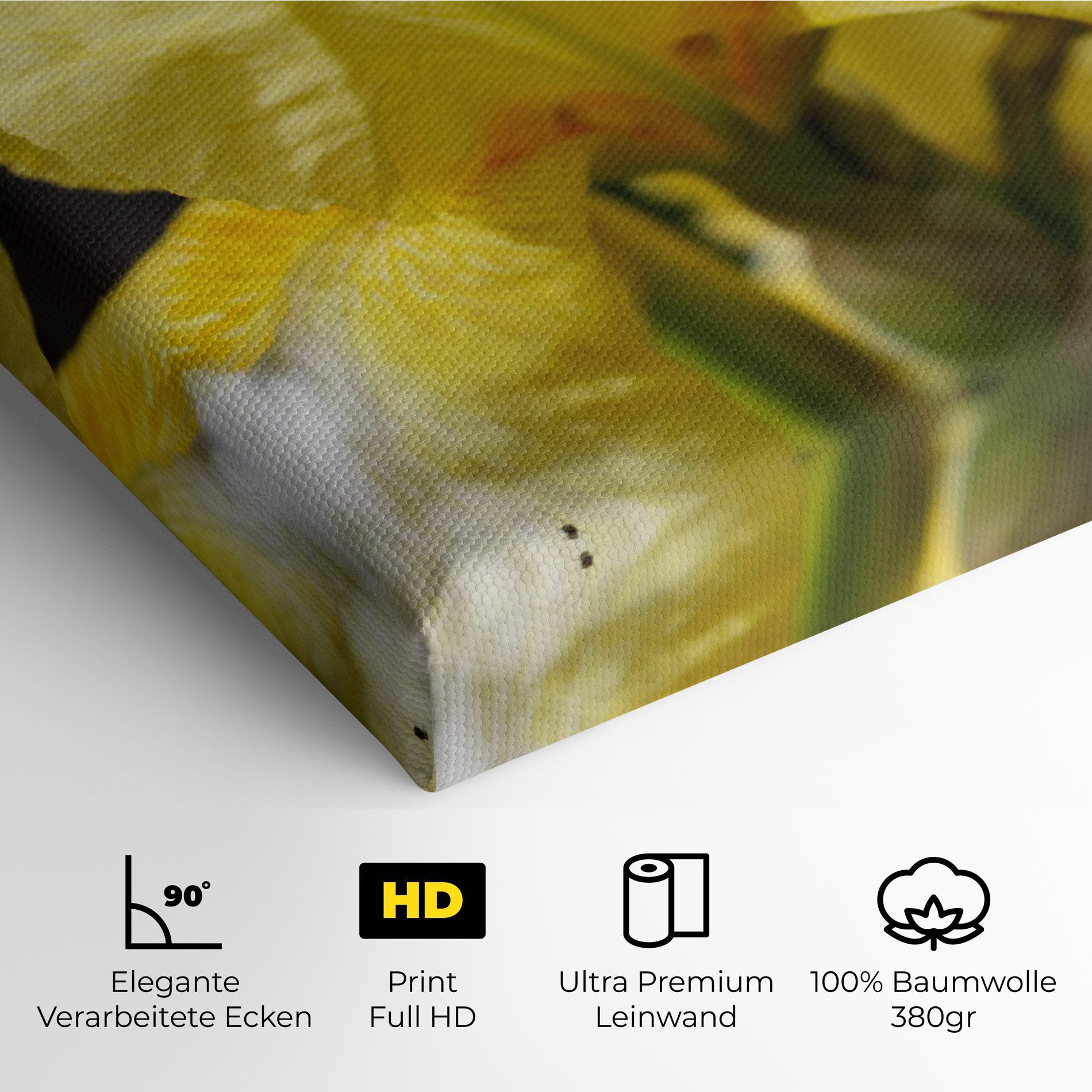 Leinwandbild Garden Yellow Iris mockup 4
