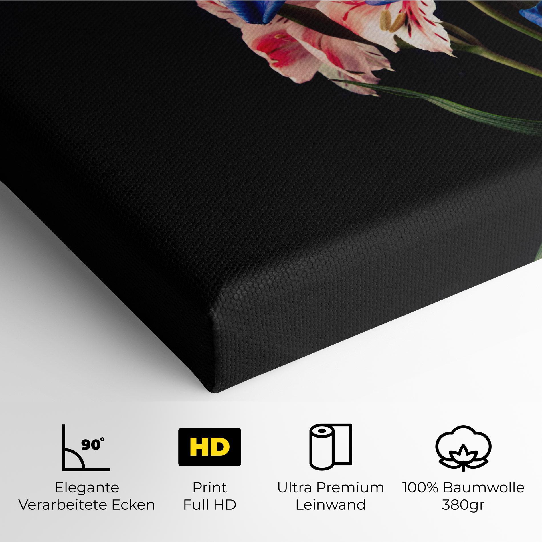 Leinwandbild Iris Bouquet mockup 4