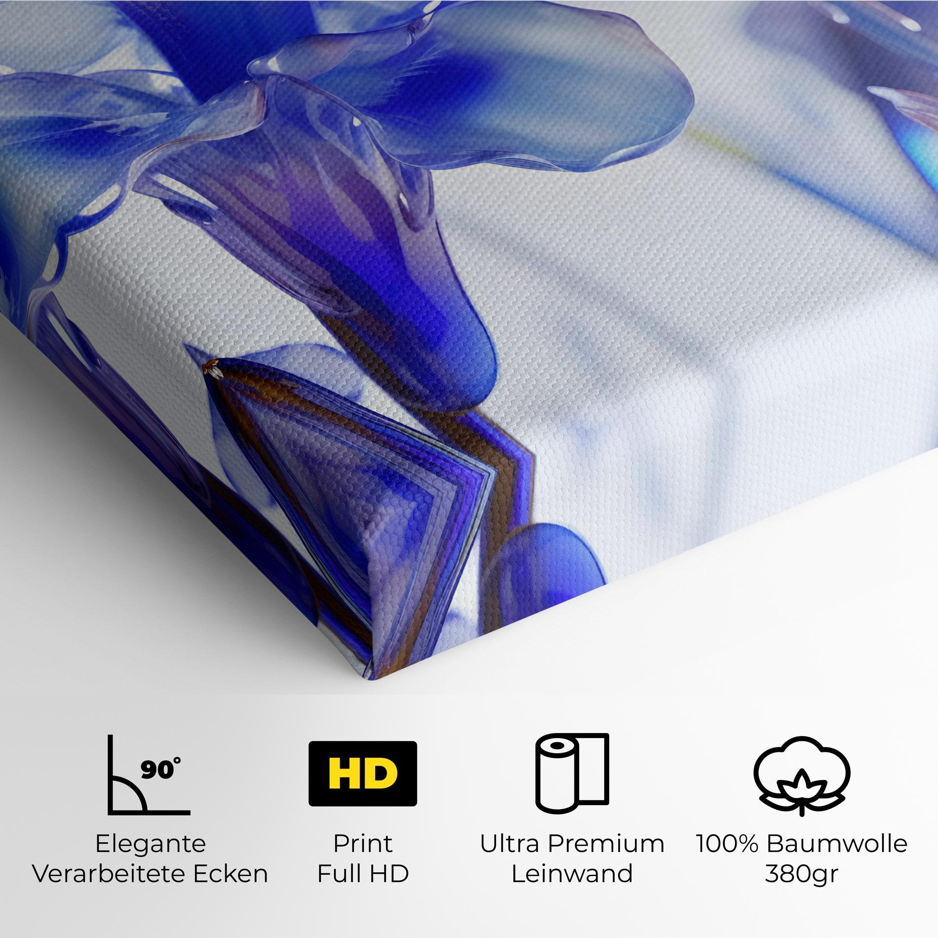 Leinwandbild Iris Glass mockup 4