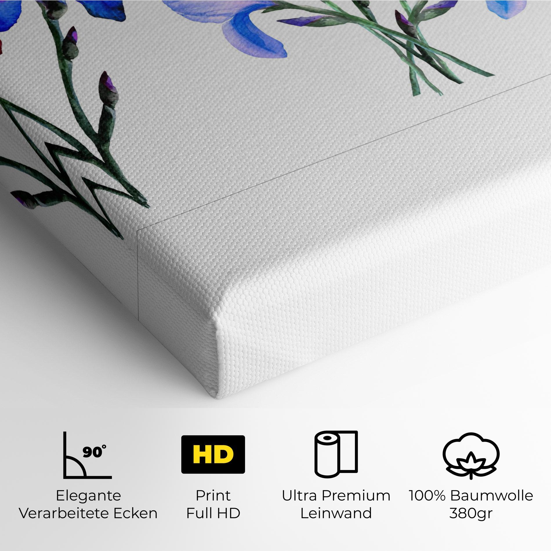 Leinwandbild Iris Set mockup 4