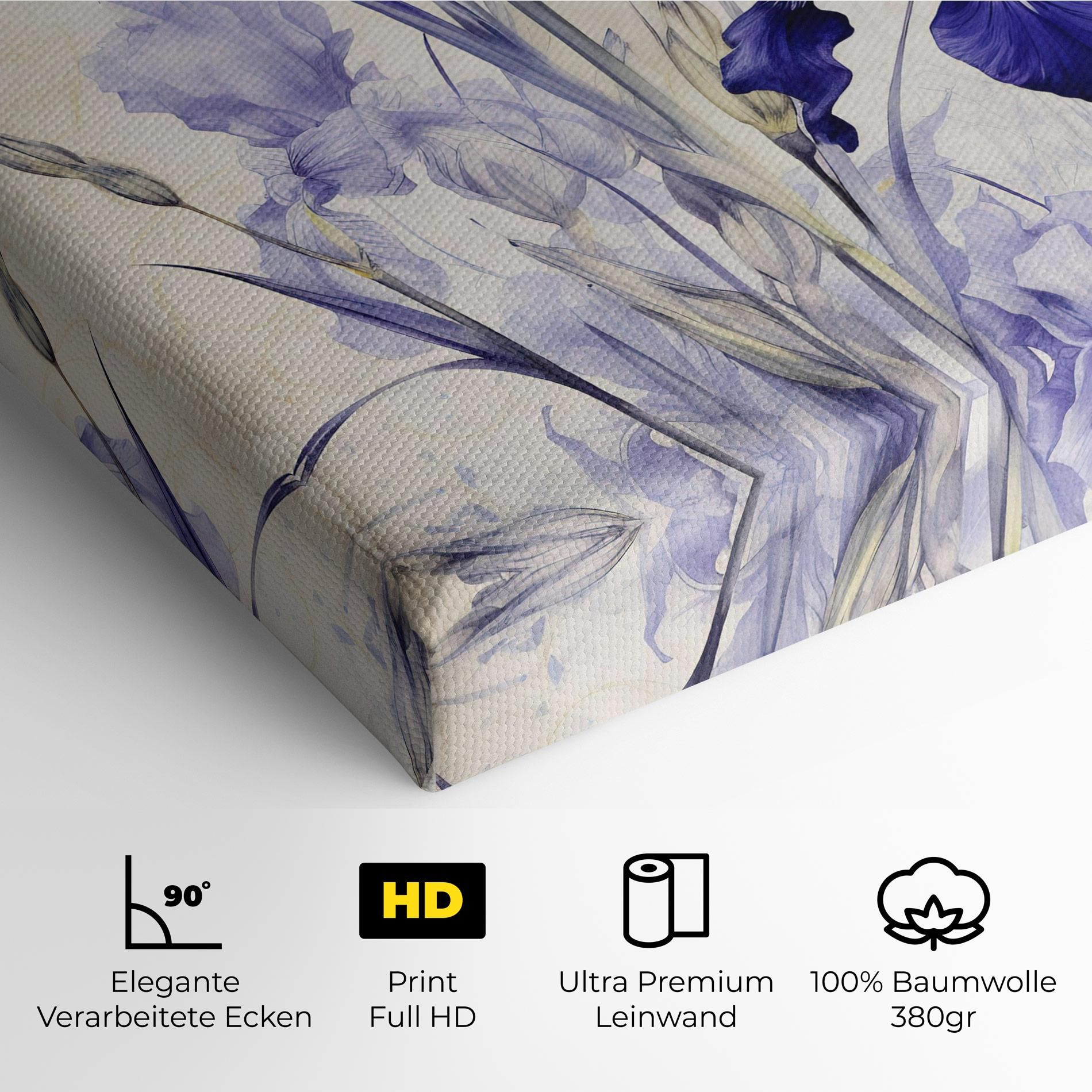 Irises Painting mockup 4