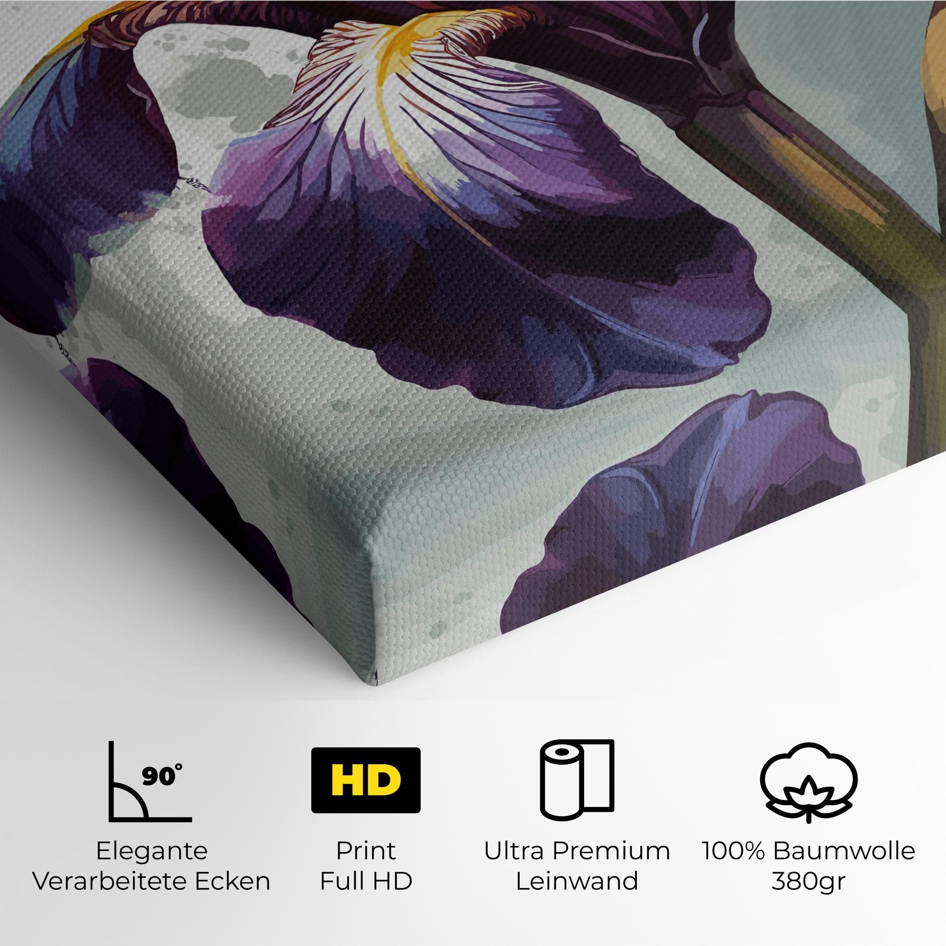 Purple Blue Iris mockup 4