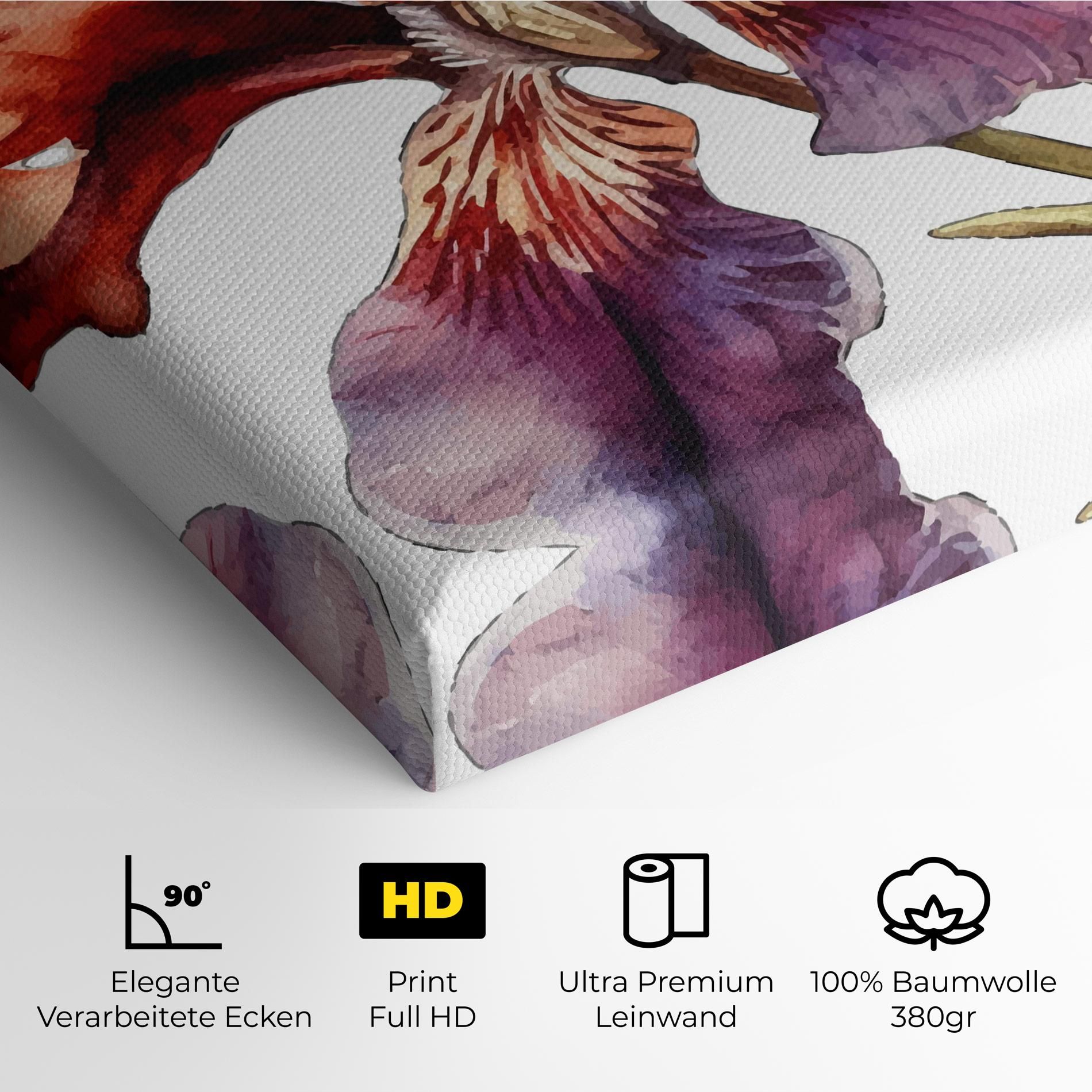 Watercolor Iris mockup 4