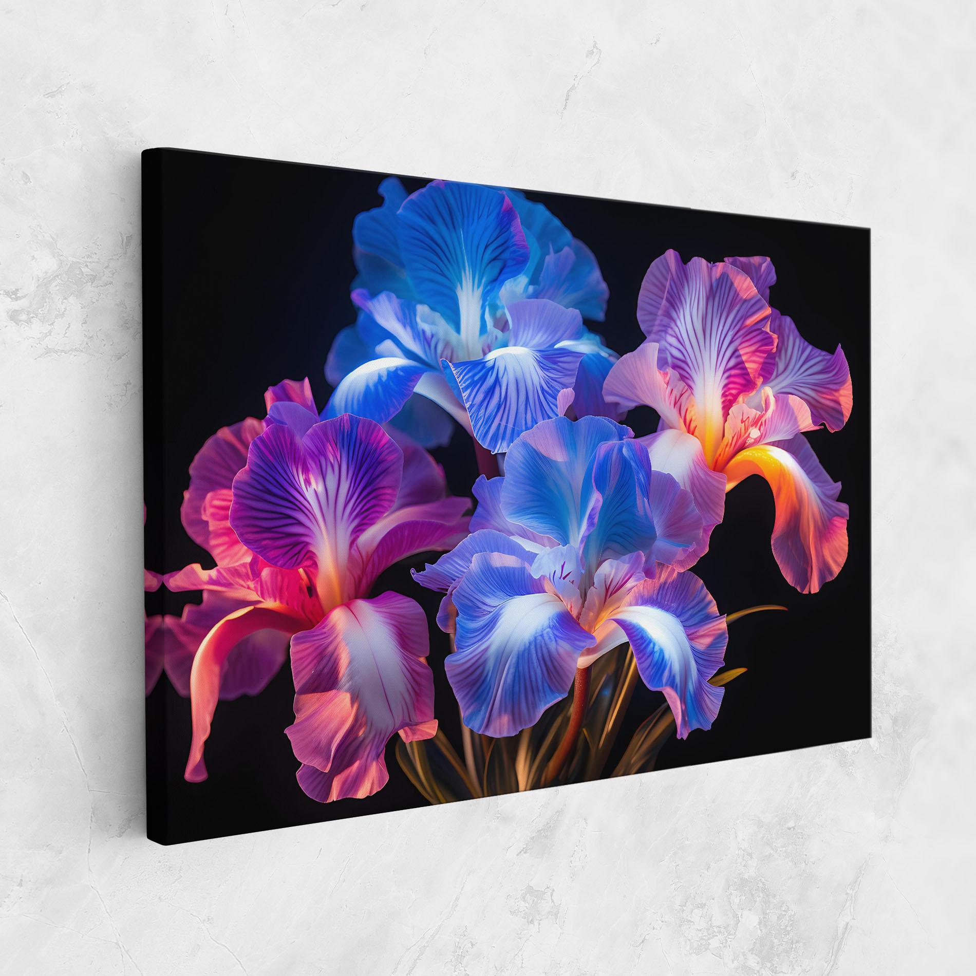 Leinwandbild Blue Light Iris mockup 1