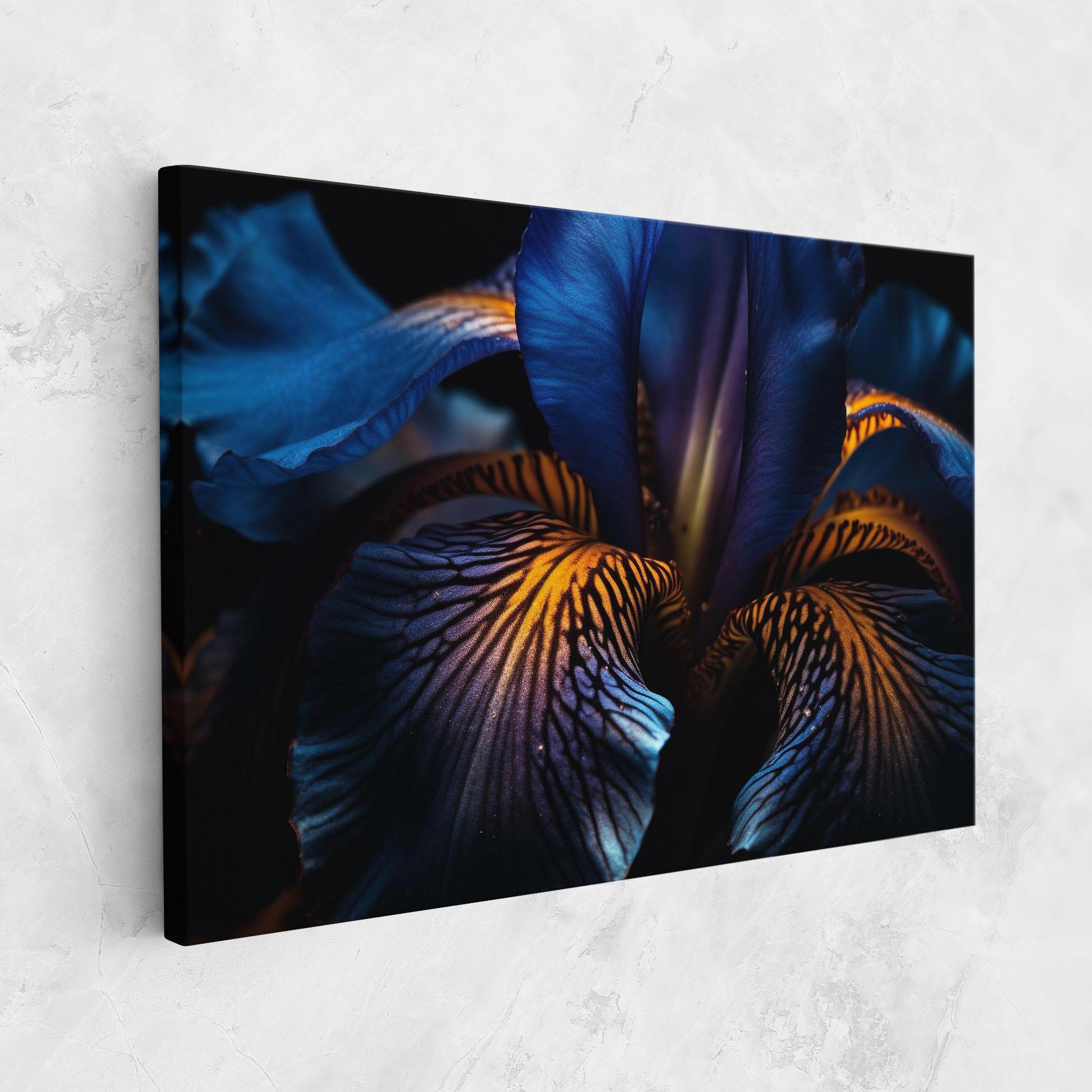 Leinwandbild Dark Yellow Iris mockup 1