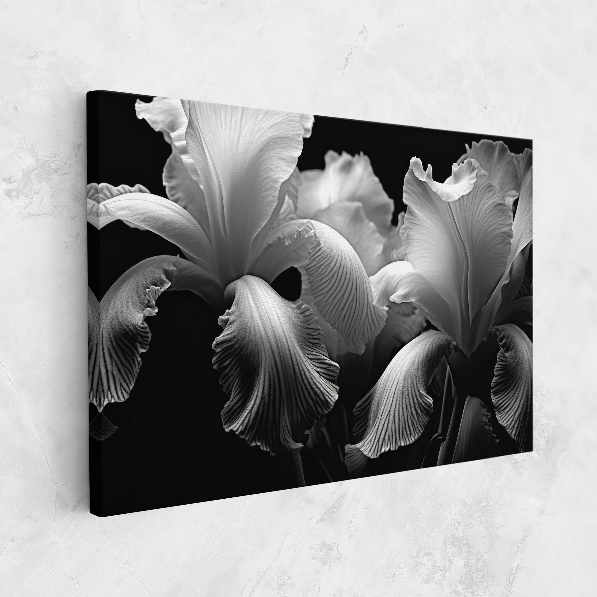 Leinwandbild Grey Iris mockup 1