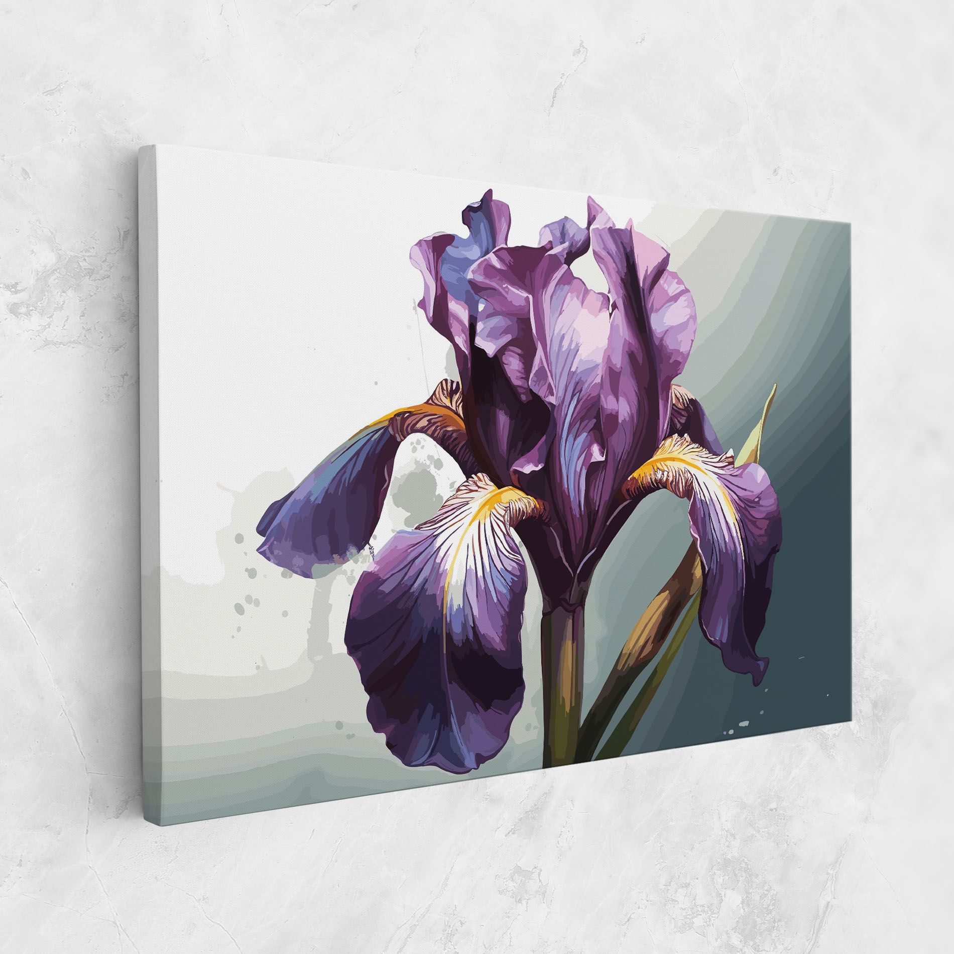 Purple Blue Iris mockup 1
