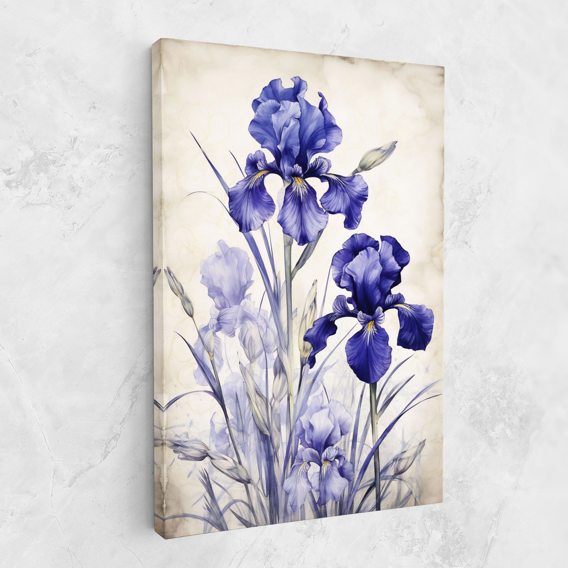 Irises Painting mockup 1